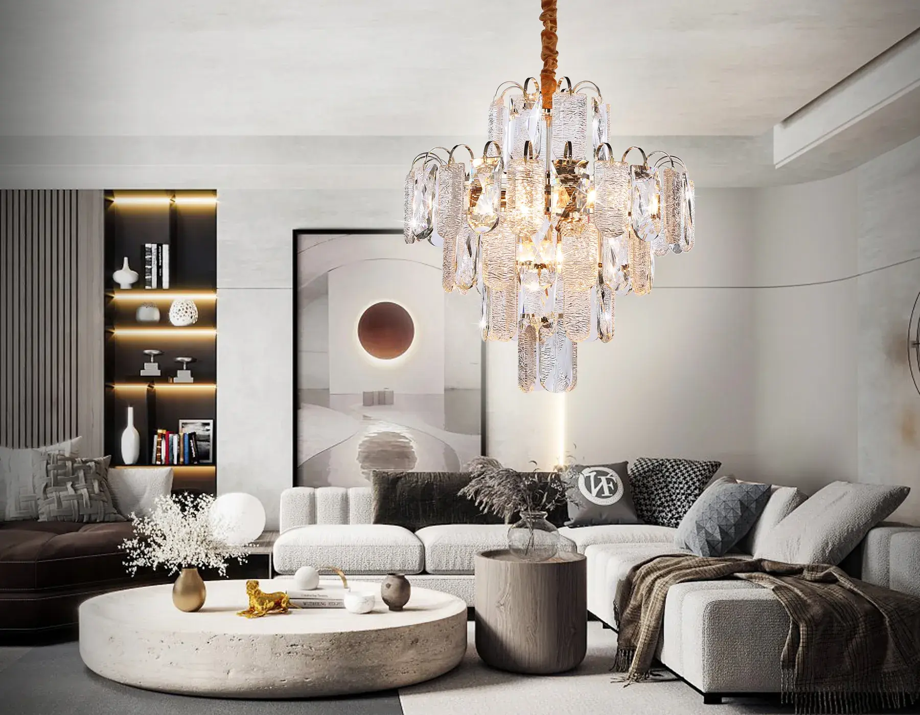 Люстра Ambrella Light TR5231 — хром, ракурс 3