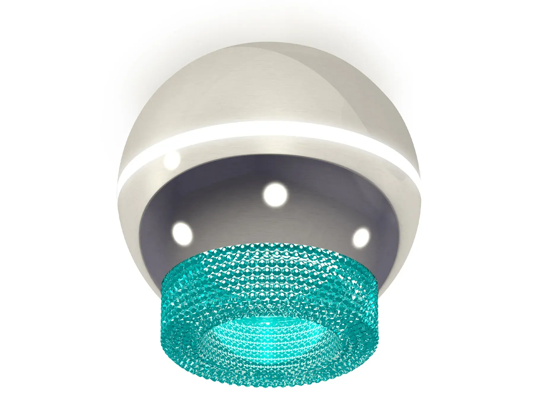 Точечный светильник Ambrella Light XS1104020 — серебряный