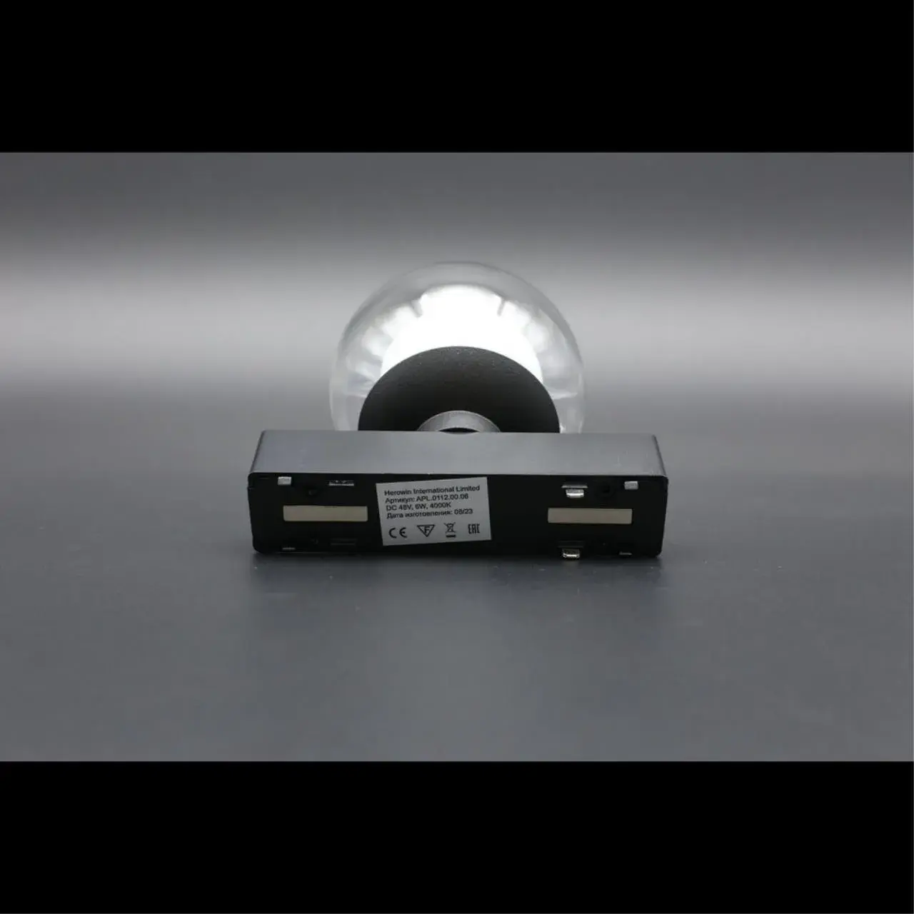 Светильник для трека Aployt APL.0112.00.06 MAGNETIC TRACK 48 — черный, ракурс 7