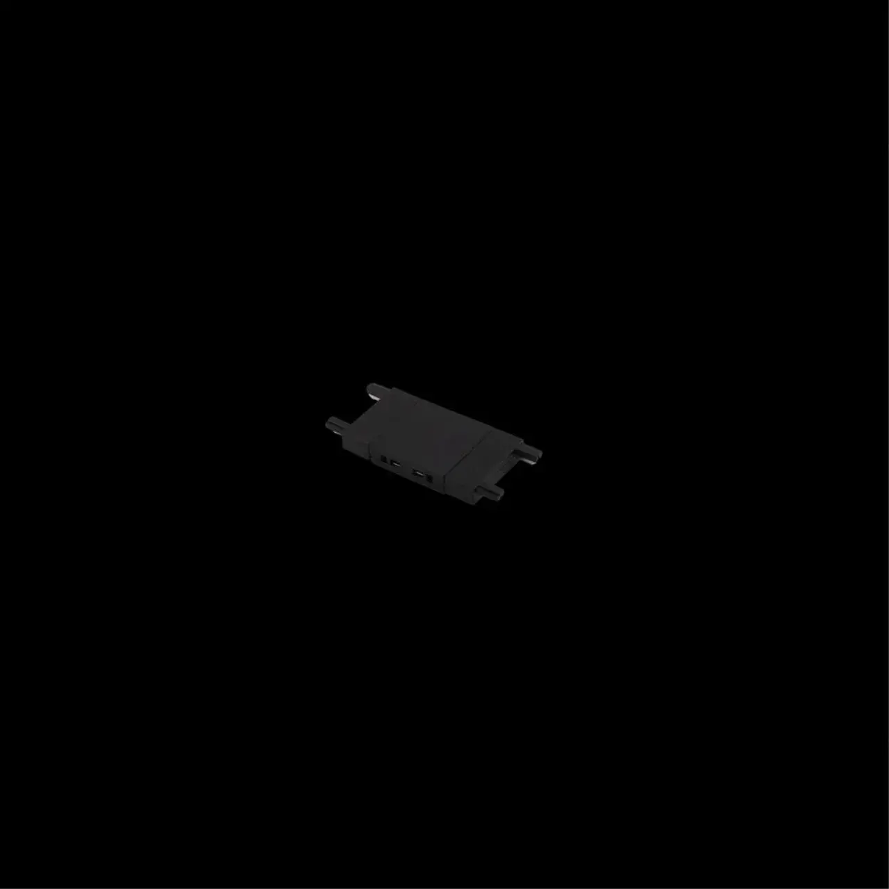 Коннектор питания прямой Aployt APL.0181.00.03 MAGNETIC TRACK 48 — черный, ракурс 9