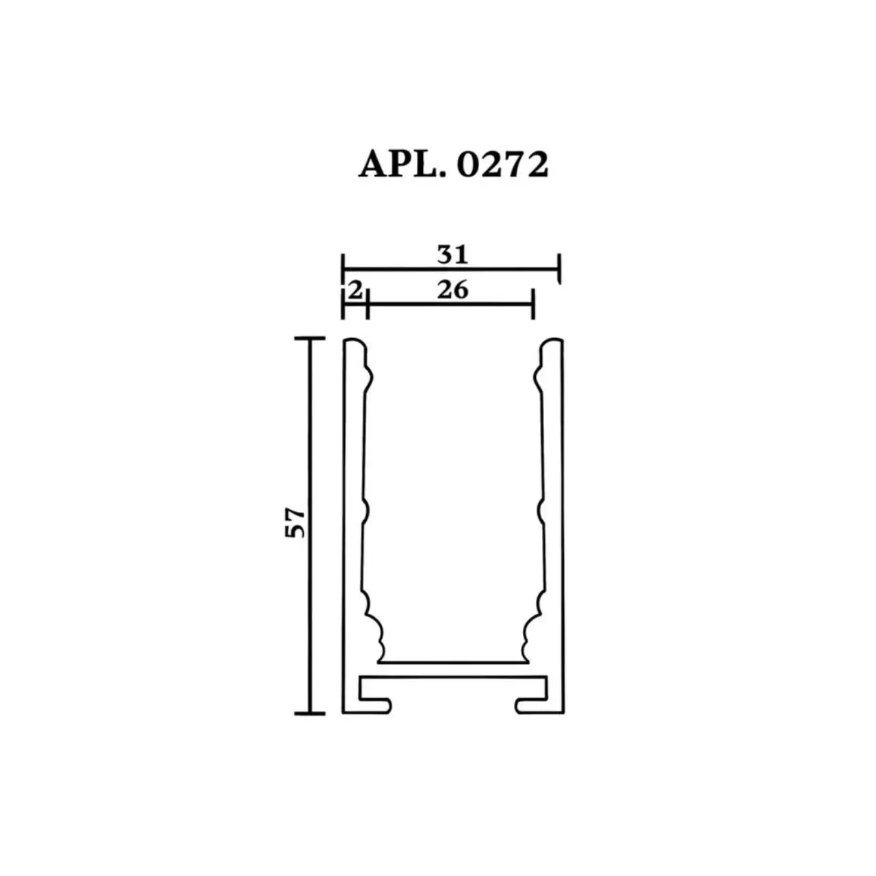 Трек Aployt APL.0272.00.300 MAGNETIC TRACK 220 — черный