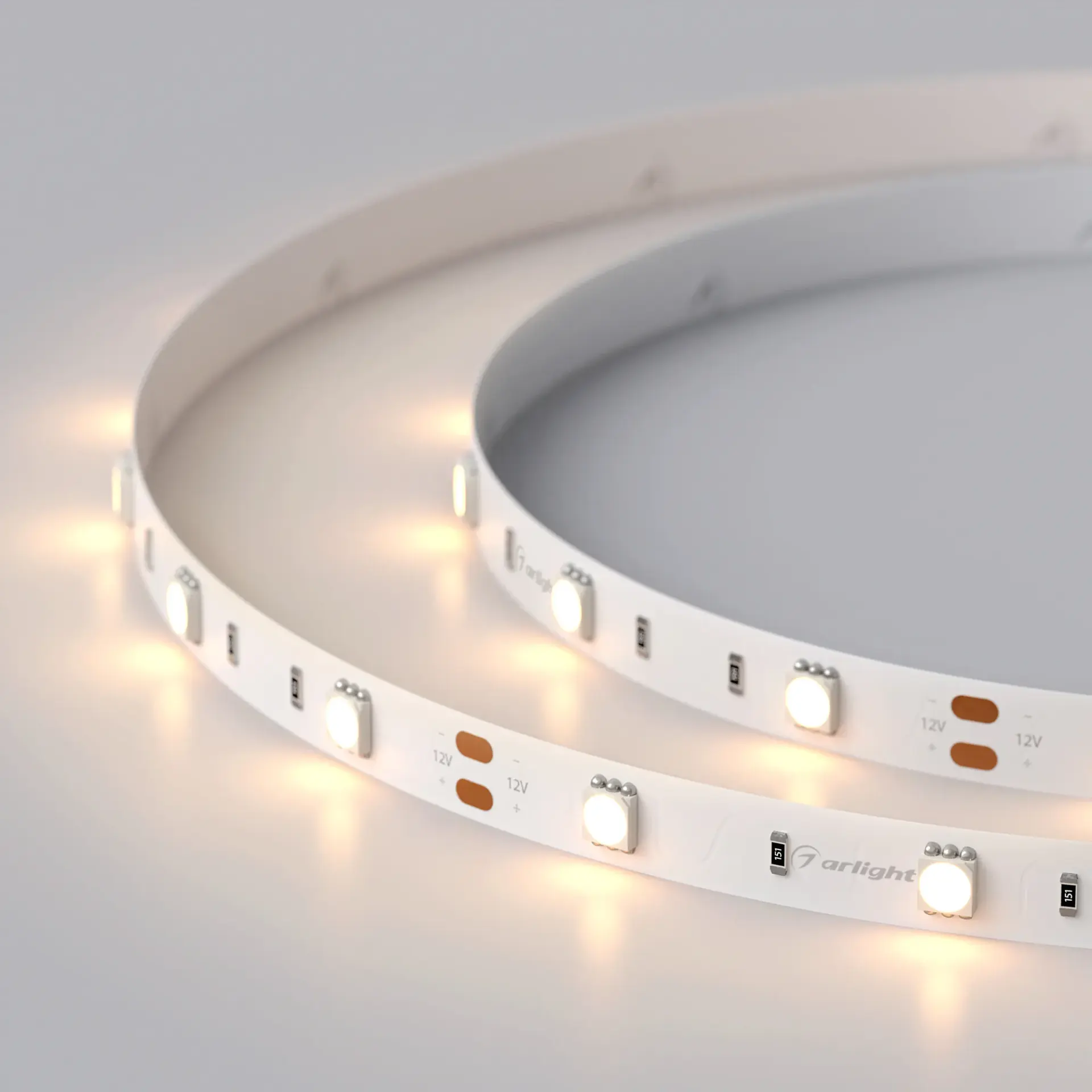 Светодиодная лента RT-B30-10mm 12V Warm2700 (7.2 W/m, IP20, 5060, 5m)