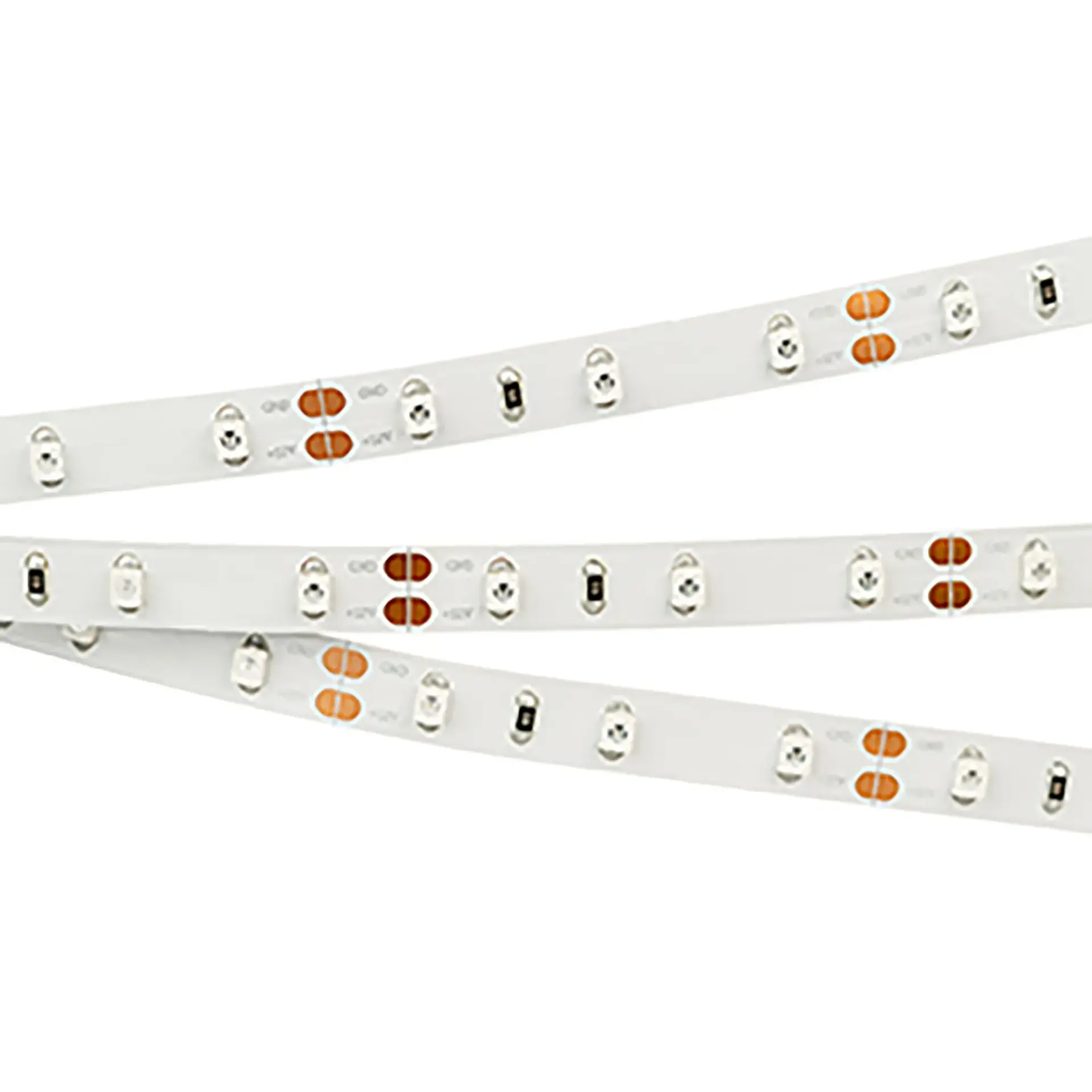Светодиодная лента RT-A60-8mm 12V Orange (4.8 W/m, IP20, 2835, 5m)