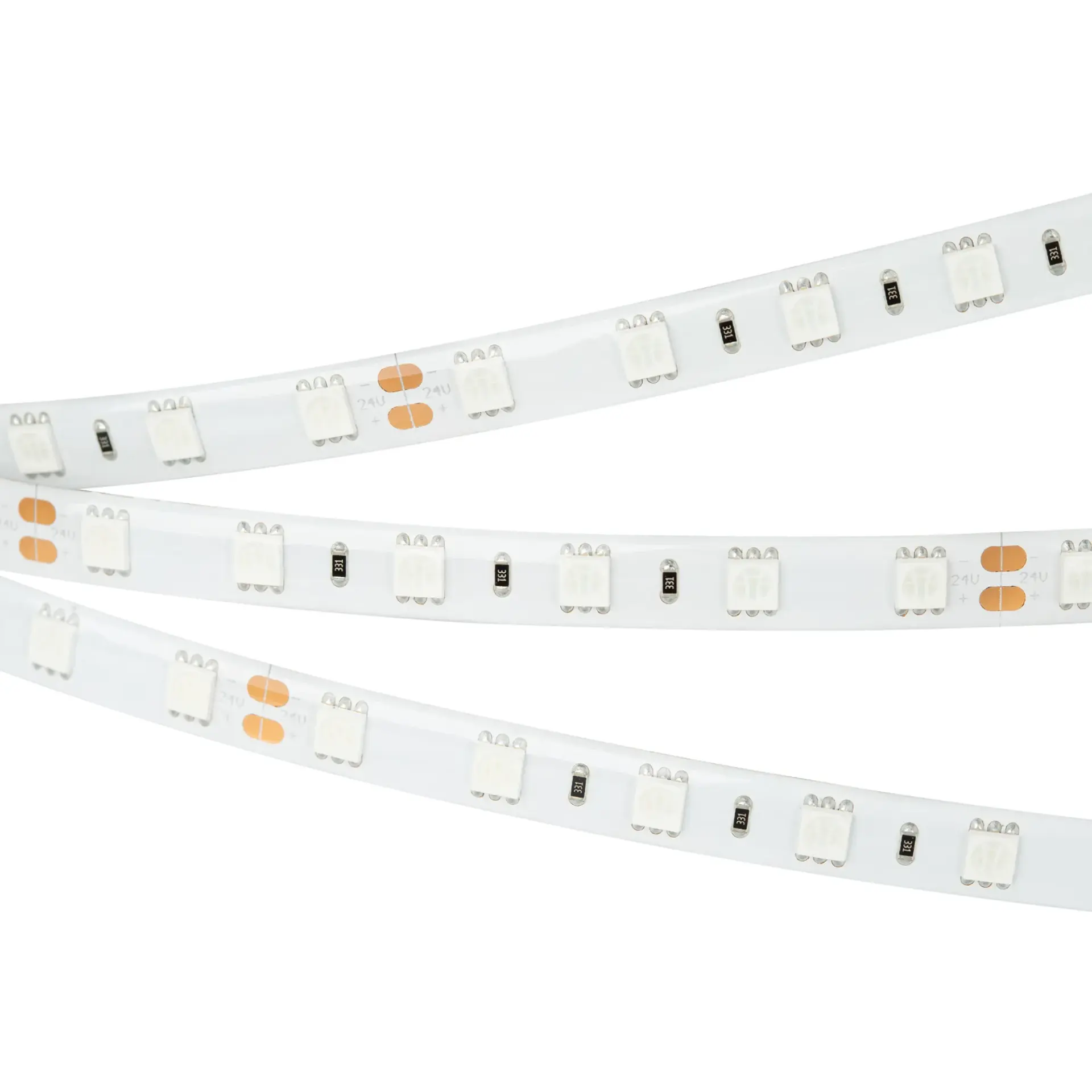 Светодиодная лента RTW 2-5000SE 24V Red 2x (5060, 300 LED, LUX)