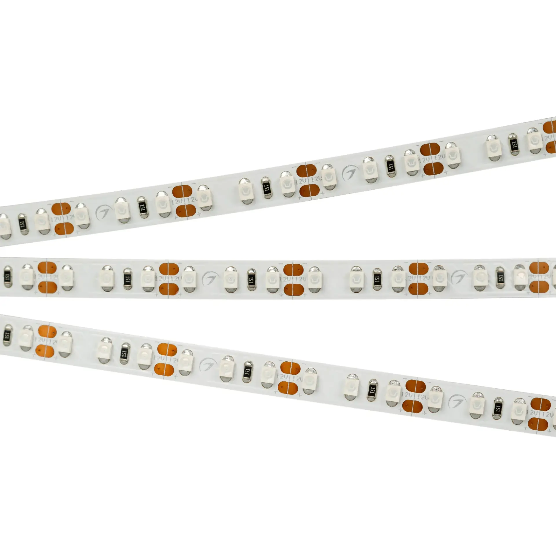 Светодиодная лента RT-A120-8mm 12V Orange (9.6 W/m, IP20, 2835, 5m)