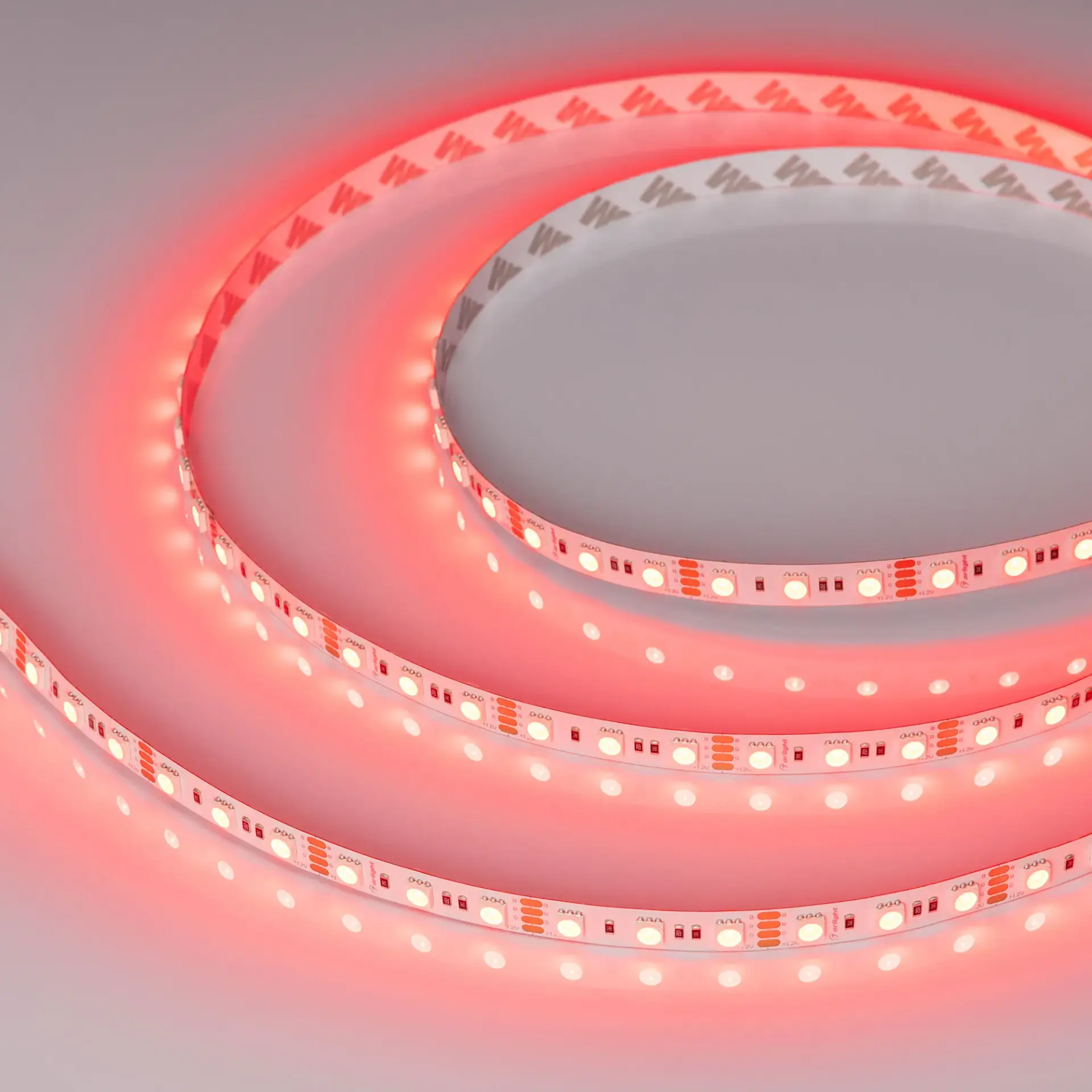 Светодиодная лента RT-B72-10mm 12V RGB (15 W/m, IP20, 5060, 5m)