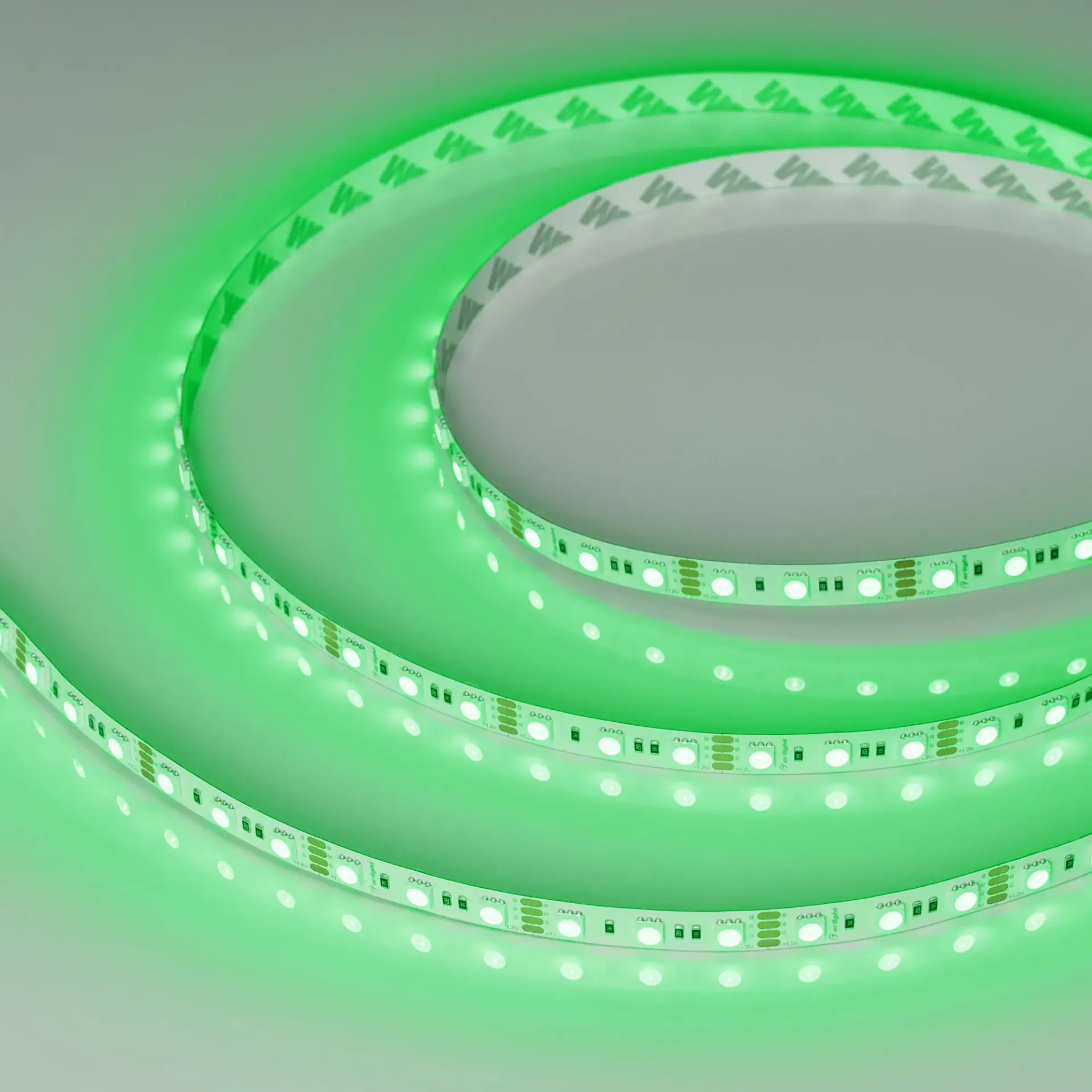 Светодиодная лента RT-B72-10mm 12V RGB (15 W/m, IP20, 5060, 5m)