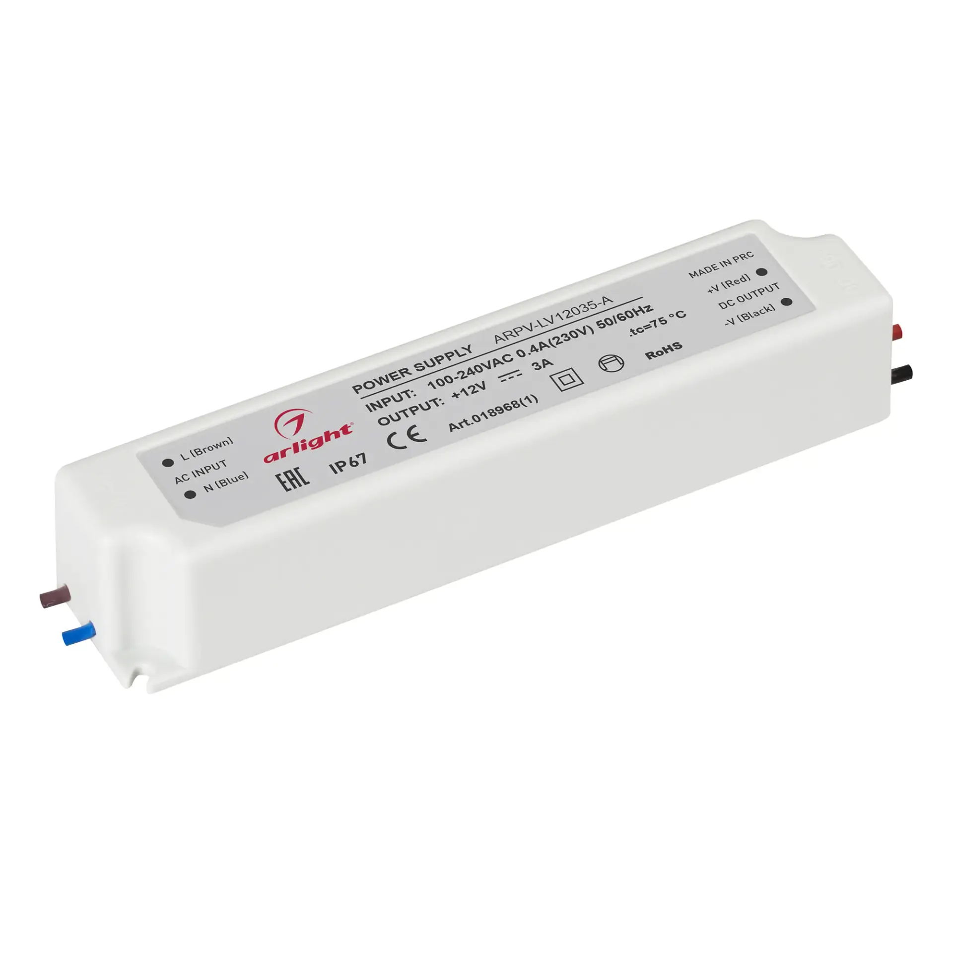 Блок питания ARPV-LV12035-A (12V, 3.0A, 36W)