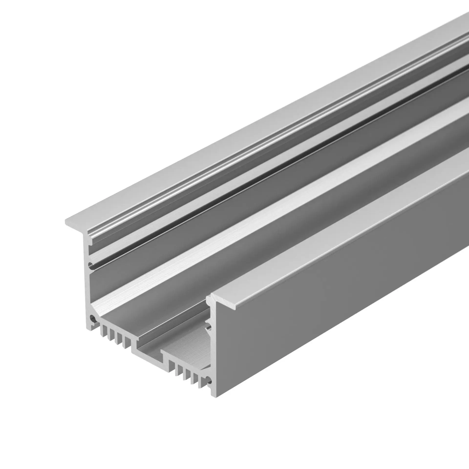 Профиль с экраном SL-LINIA62-F-2500 ANOD+OPAL, ракурс 2