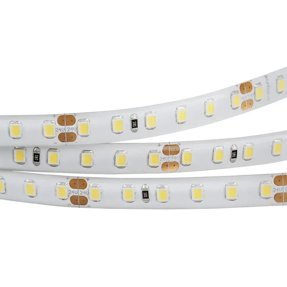 Светодиодная лента герметичная RTW-SE-A120-8mm 24V Day4000 (14.4 W/m, IP65, 2835, 5m), ракурс 2