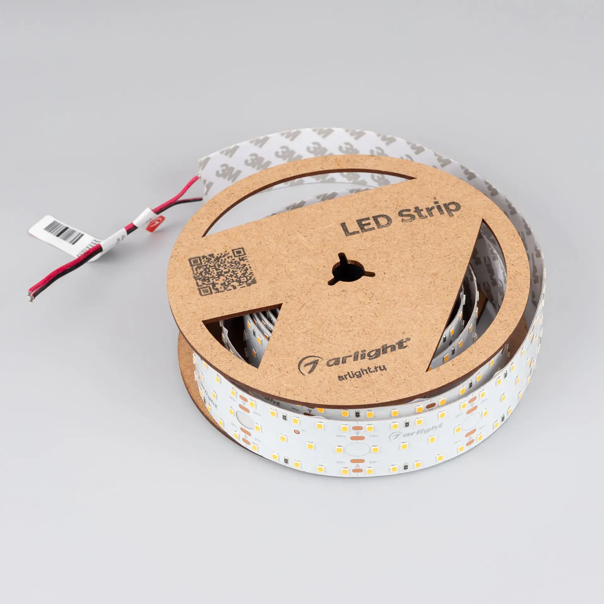 Светодиодная лента S2-A280-34mm 24V Day4000 (25 W/m, IP20, 2835, 2.5m), ракурс 2