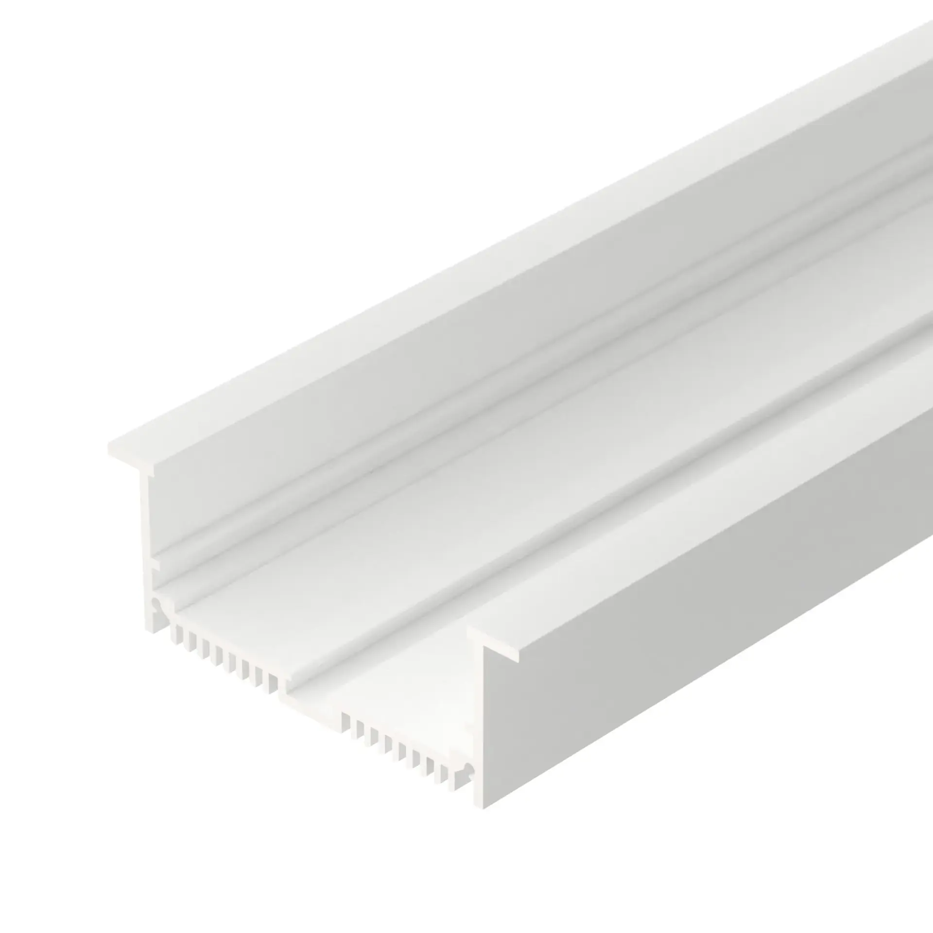 Профиль с экраном SL-LINIA88-F-2500 WHITE+OPAL, ракурс 2
