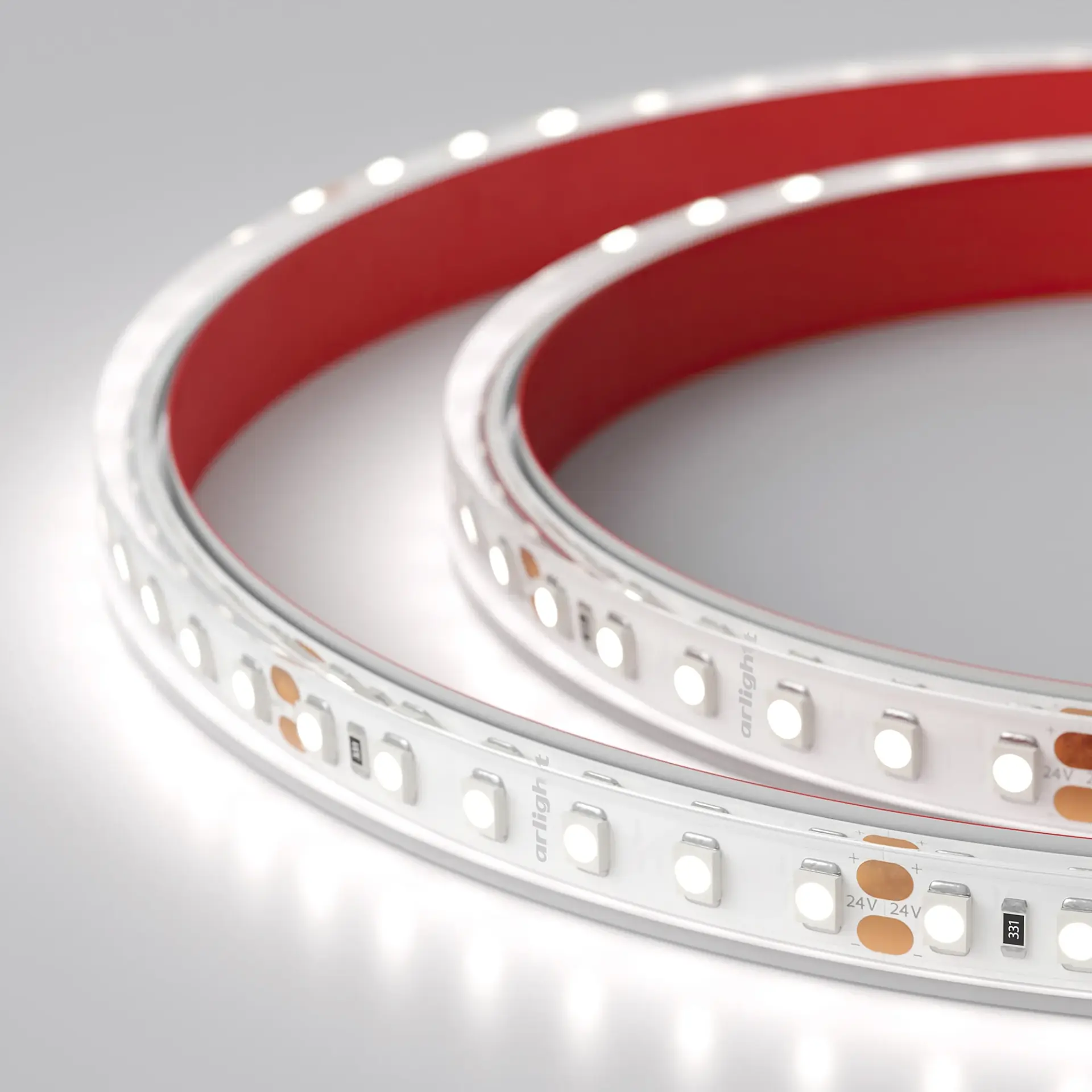 Светодиодная лента герметичная RTW-PS-A120-10mm 24V White6000 (9.6 W/m, IP67, 2835, 5m)