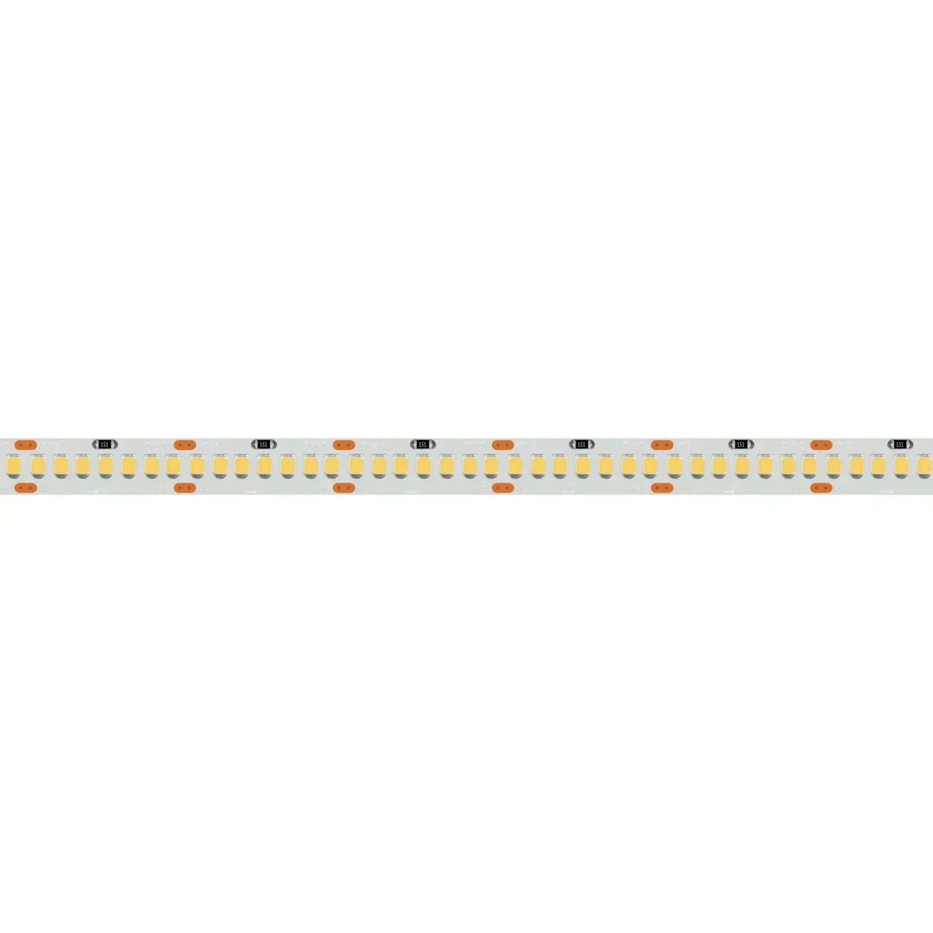 Светодиодная лента RT 2-5000 24V White6000 10mm (2835, 252 LED/m, LUX), ракурс 2