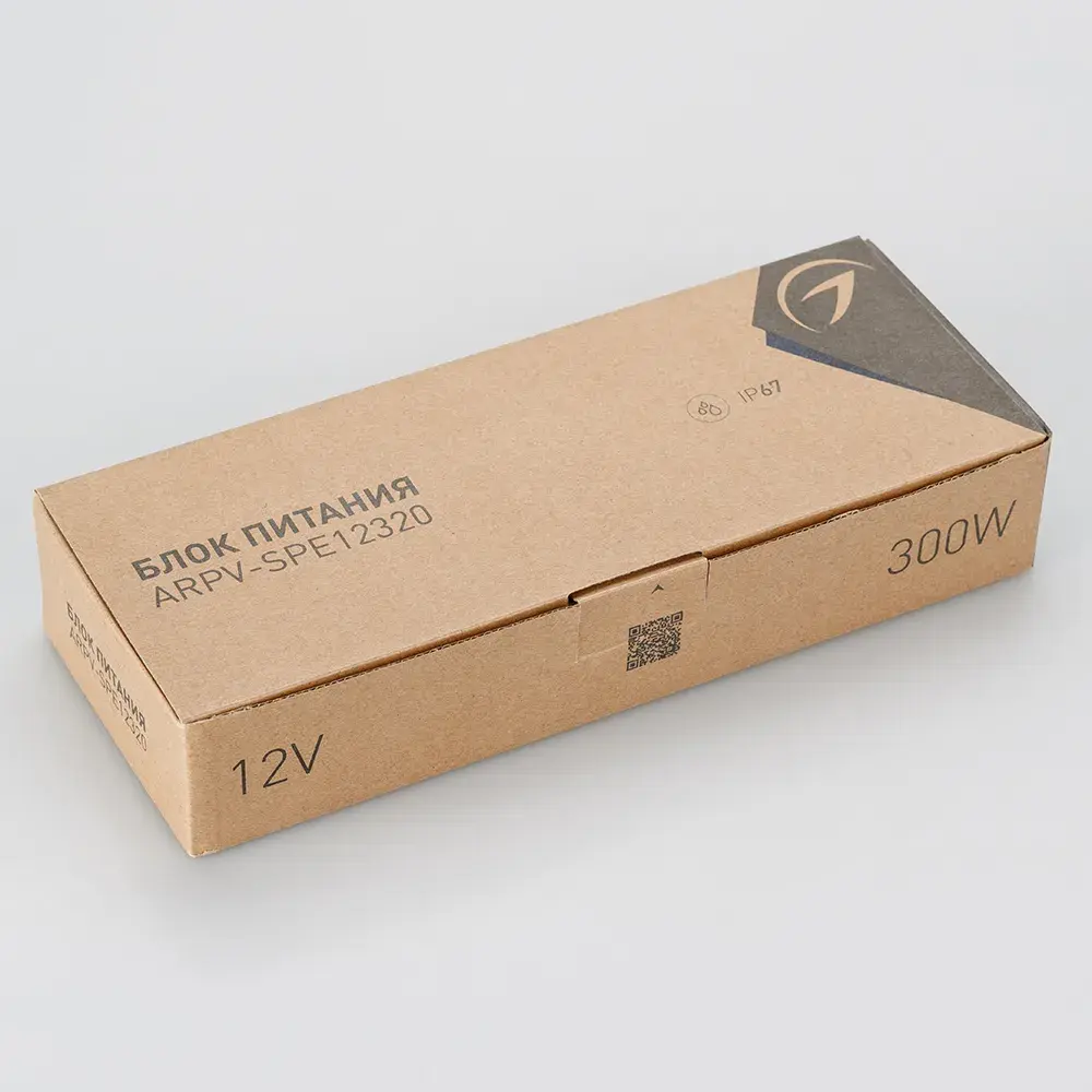 Блок питания ARPV-LG12300-PFC-S2 (12V, 25.0A, 300W), ракурс 3