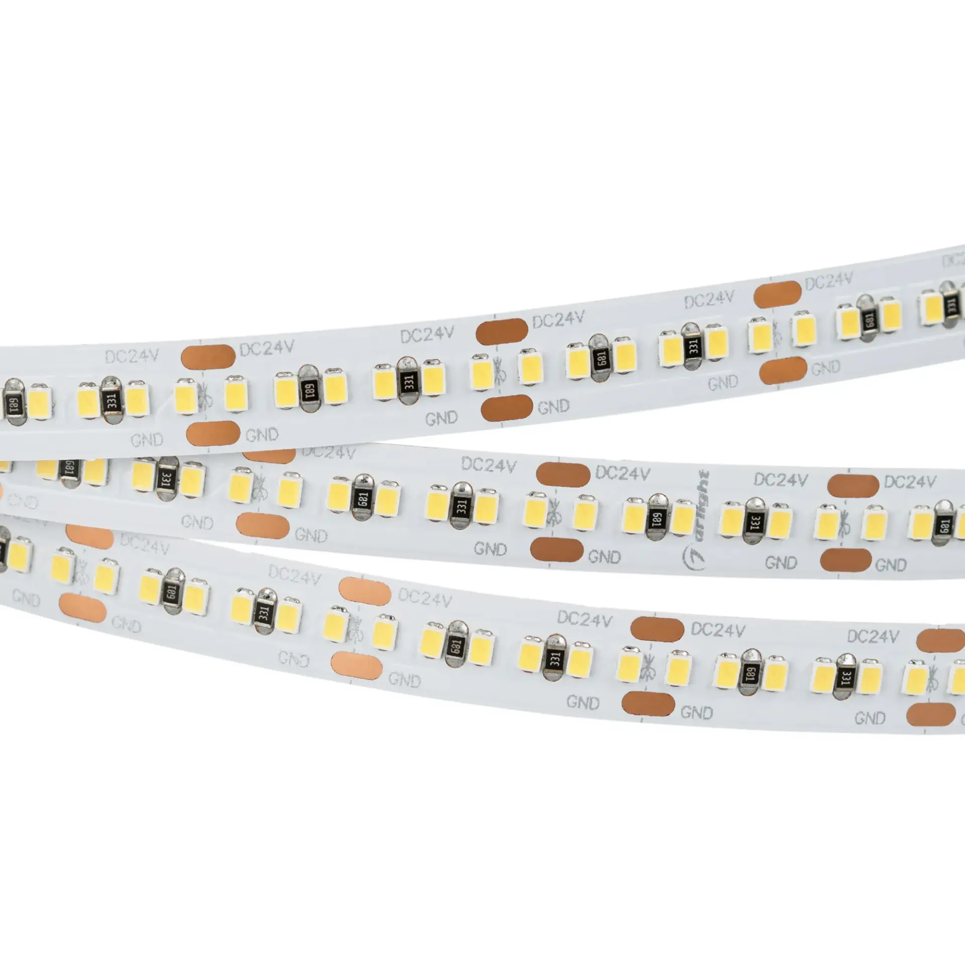 Светодиодная лента MICROLED-M300-8mm 24V White6000 (8 W/m, IP20, 2216, 5m)