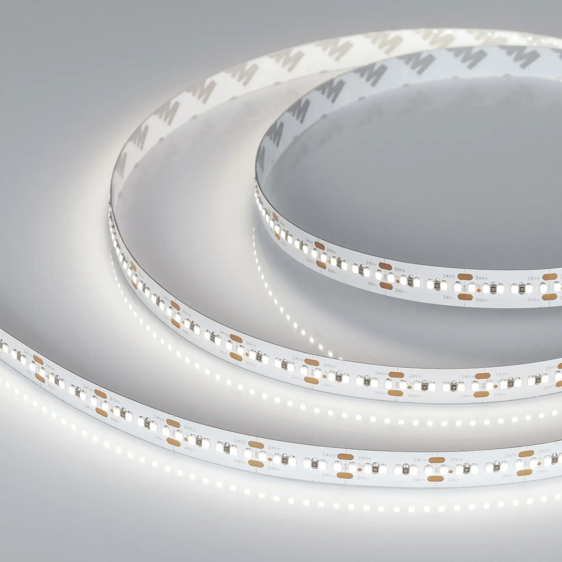 Светодиодная лента MICROLED-M300-10mm 24V Day5000 (21.6W/m, IP20,2216, 5m)