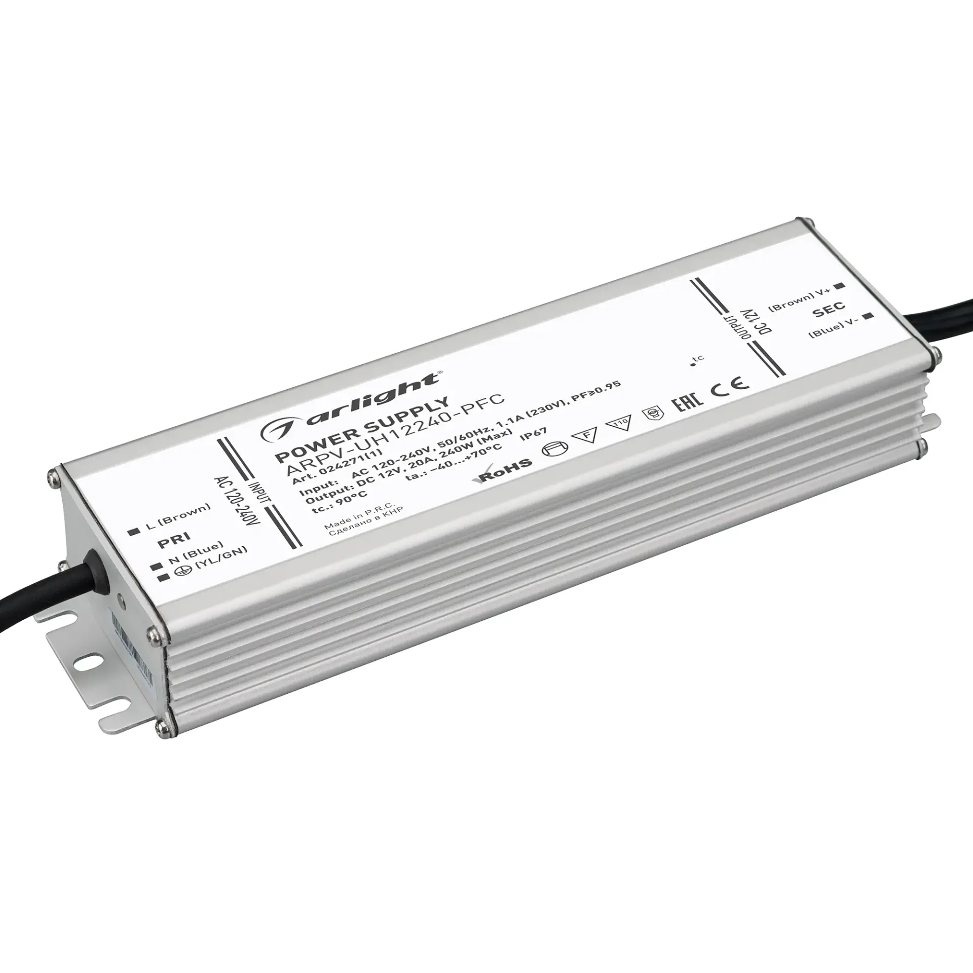 Блок питания ARPV-UH12240-PFC (12V, 20.0A, 240W)