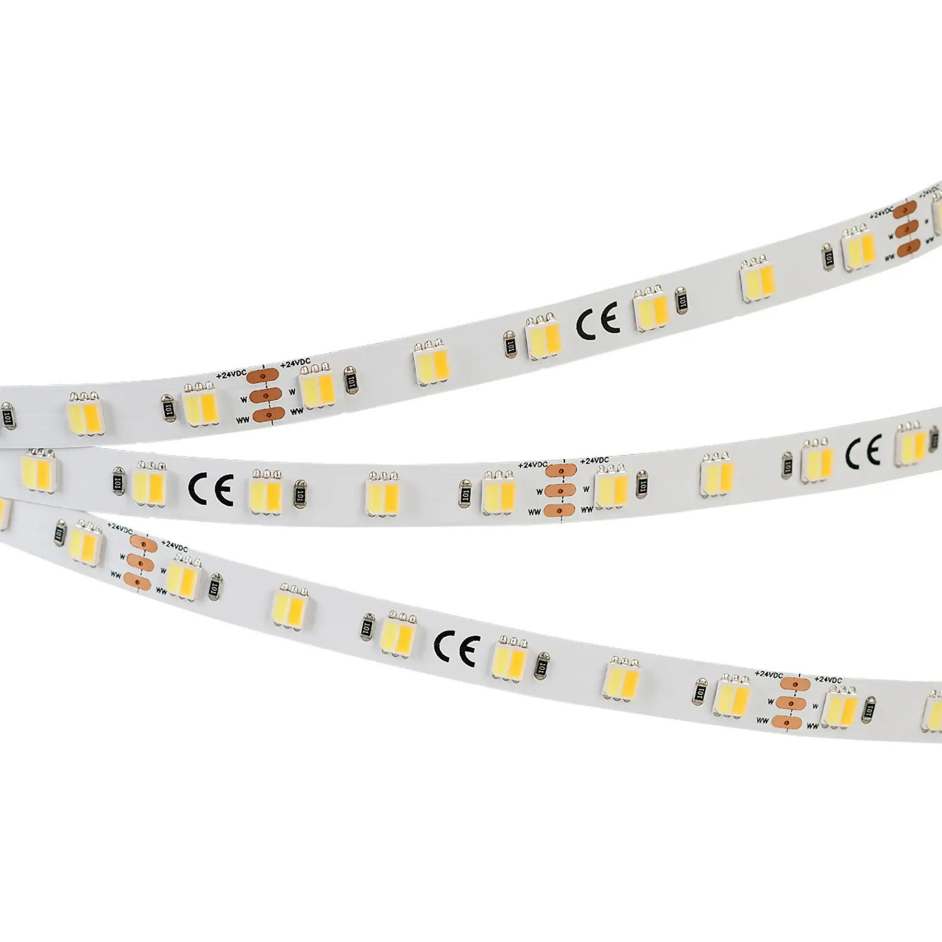Светодиодная лента RT-B60-10mm 24V White-MIX 2Ch (14.4 W/m, IP20, 5060, 5m)