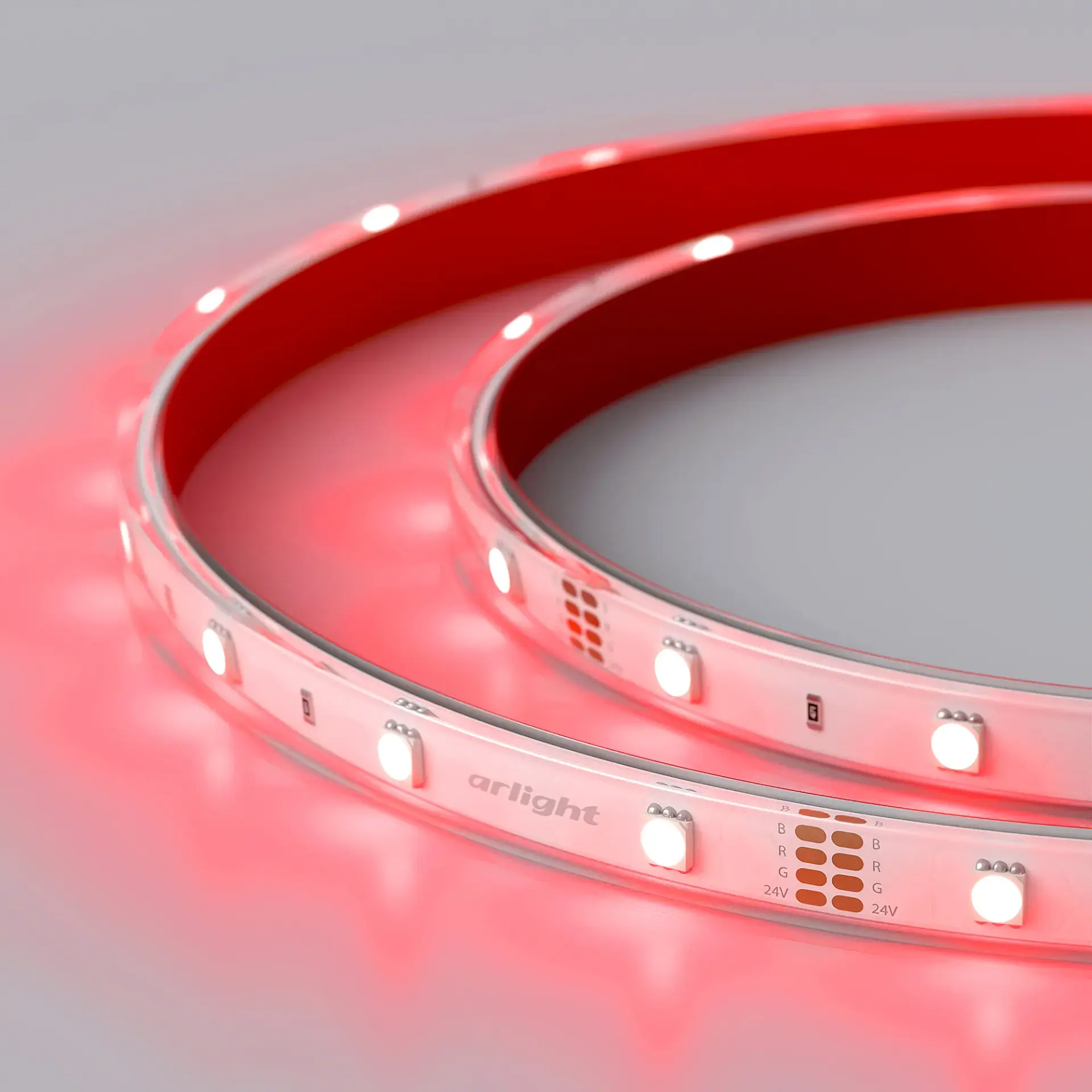 Светодиодная лента герметичная RTW-PS-B30-13mm 24V RGB (7.2 W/m, IP67, 5060, 5m)