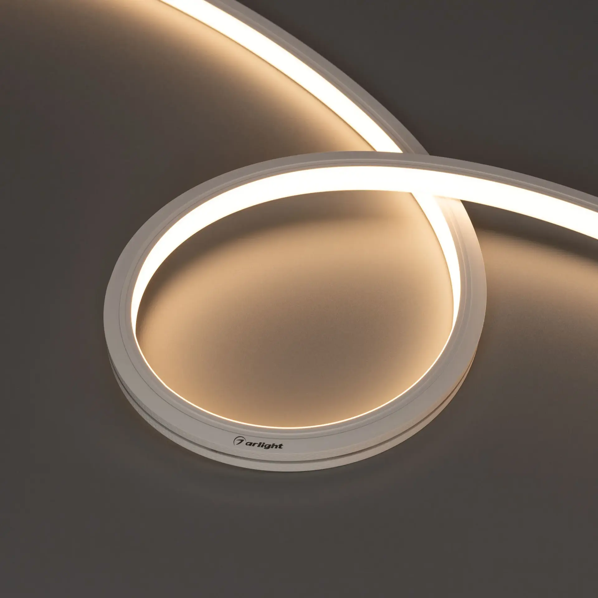 Гибкий неон MOONLIGHT-TOP-A140-13x12mm 24V Warm3000 (9.6 W/m, IP67, 2835, 5m)