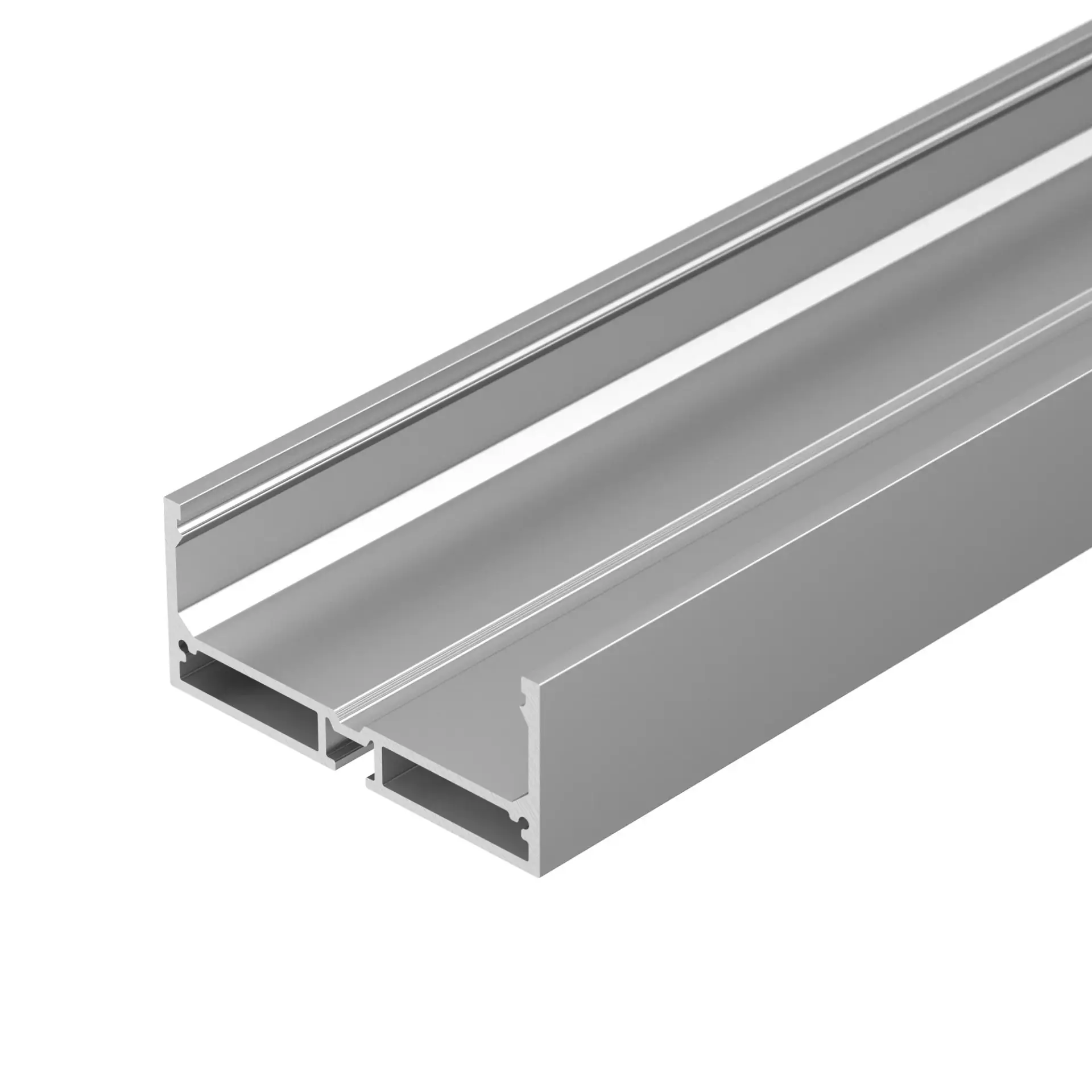 Профиль с экраном SL-LINE-7532-2000 ANOD, ракурс 2