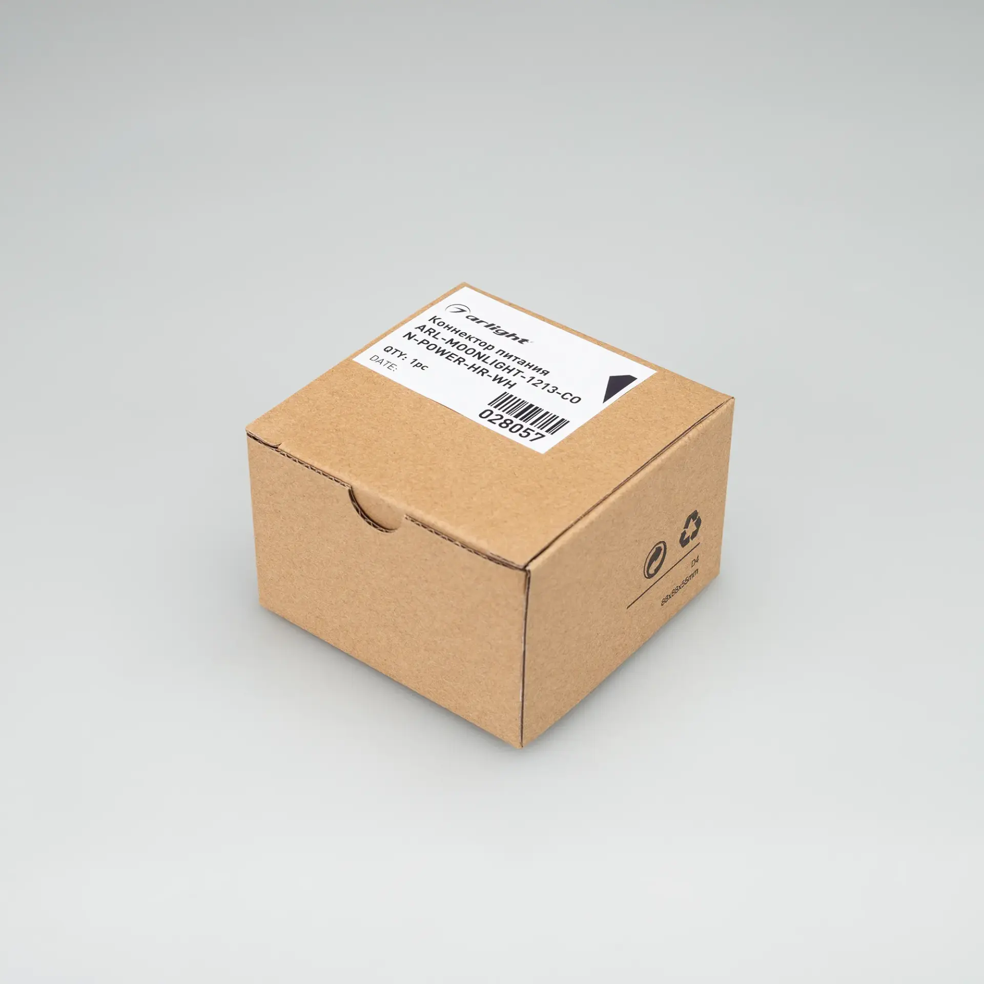 Коннектор питания ARL-MOONLIGHT-1213-CON-POWER-HR-WH