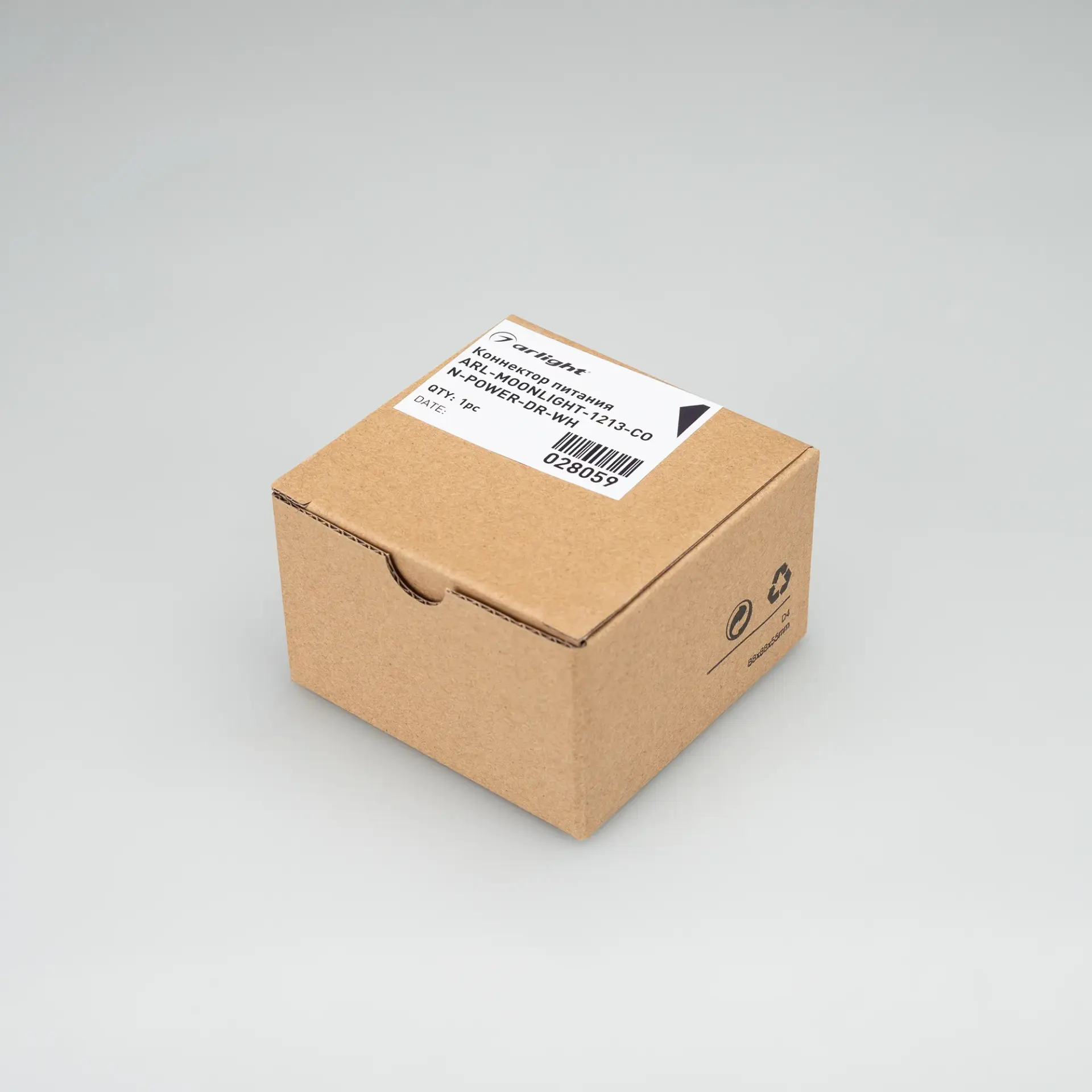 Коннектор питания ARL-MOONLIGHT-1213-CON-POWER-DR-WH