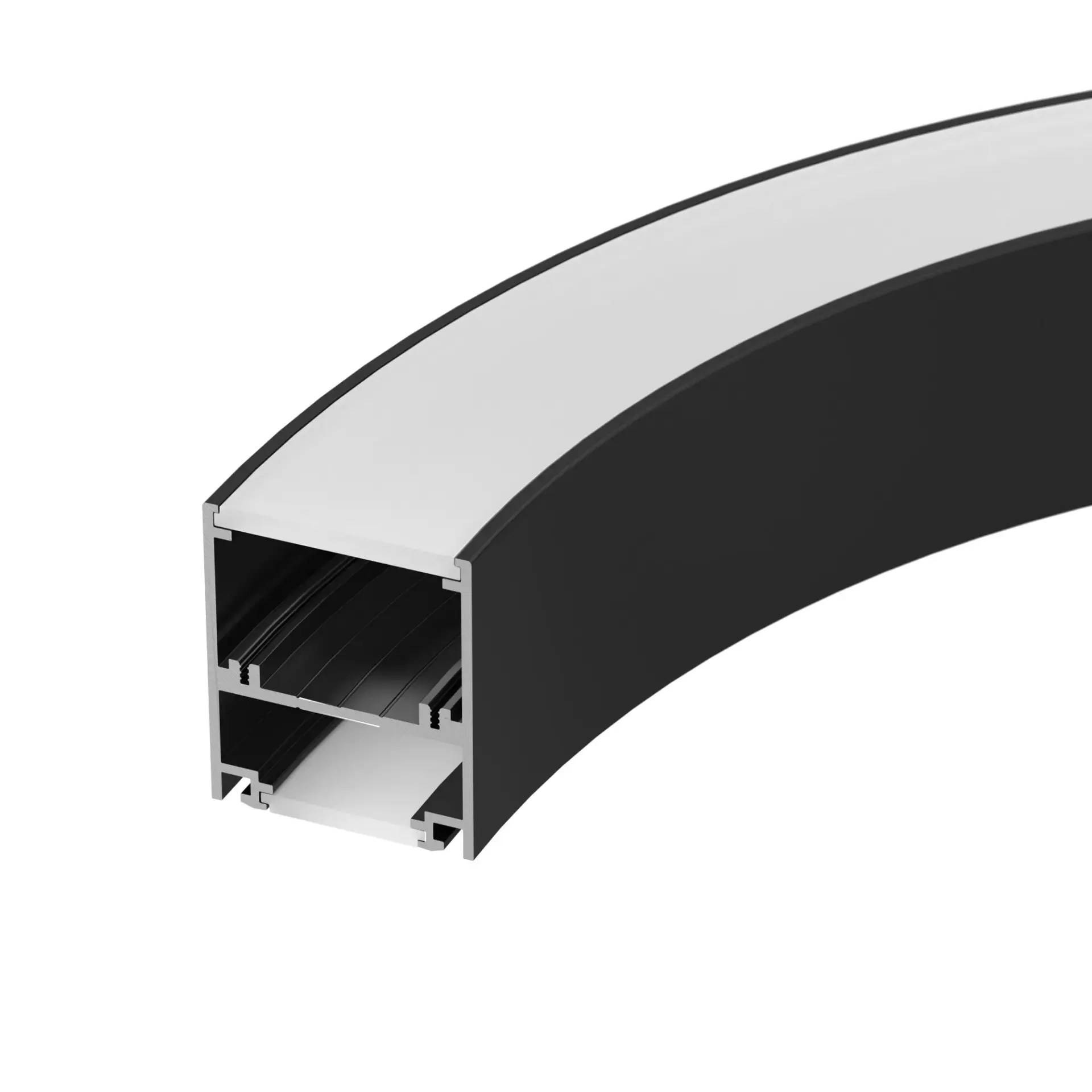 Профиль SL-ARC-5060-D1500-A90 BLACK (дуга 1 из 4)