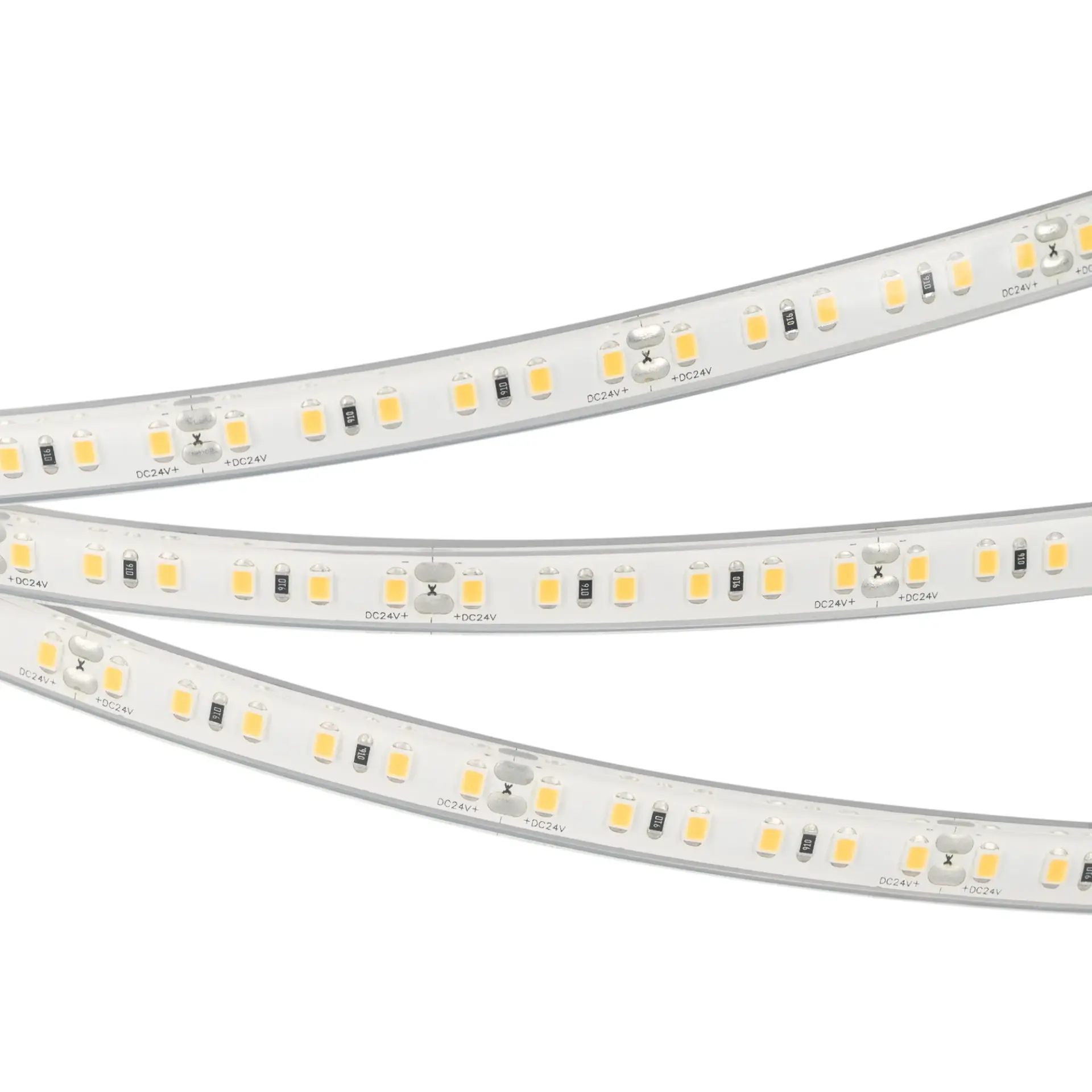 Светодиодная лента герметичная RTW-PU-A120-10.5mm 24V White6000 (16.8 W/m, IP68, Wire 2m, 5m)
