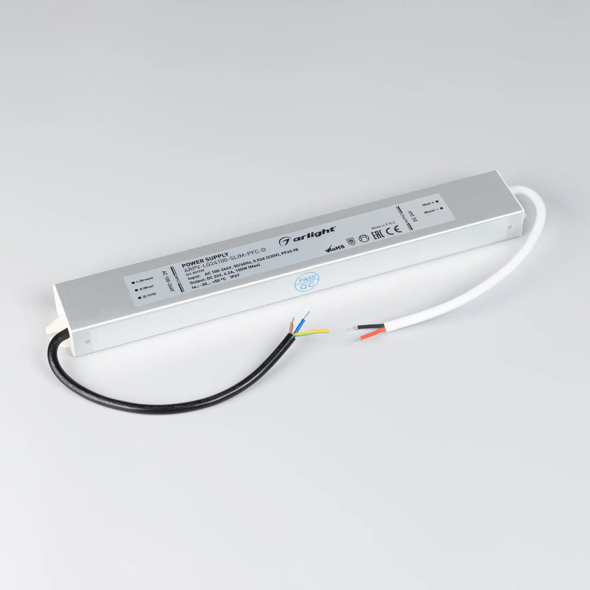 Блок питания ARPV-LG24100-SLIM-PFC-D (24V, 4.2A, 100W)
