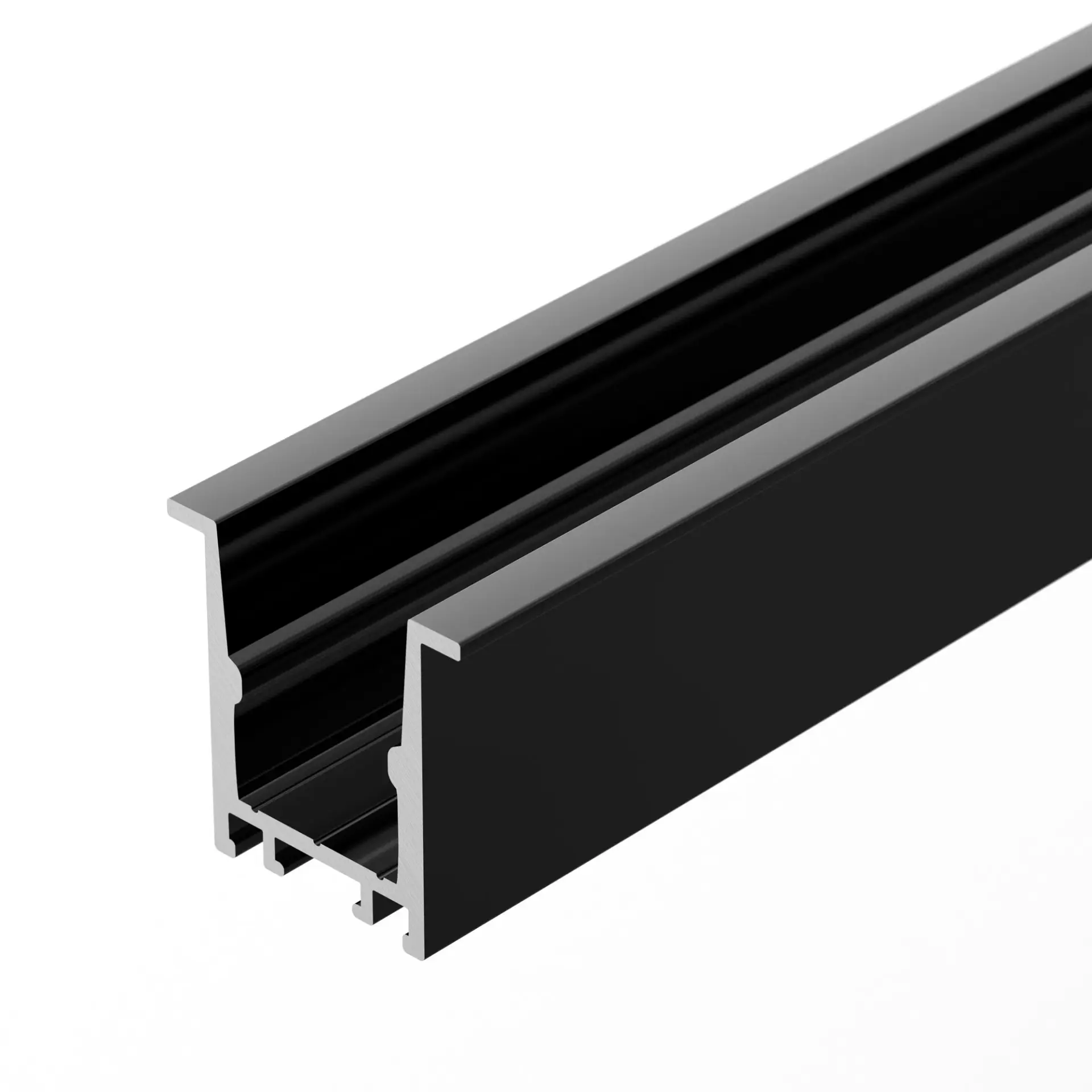 Профиль SL-COMFORT-2322-F-2000 ANOD BLACK, ракурс 3