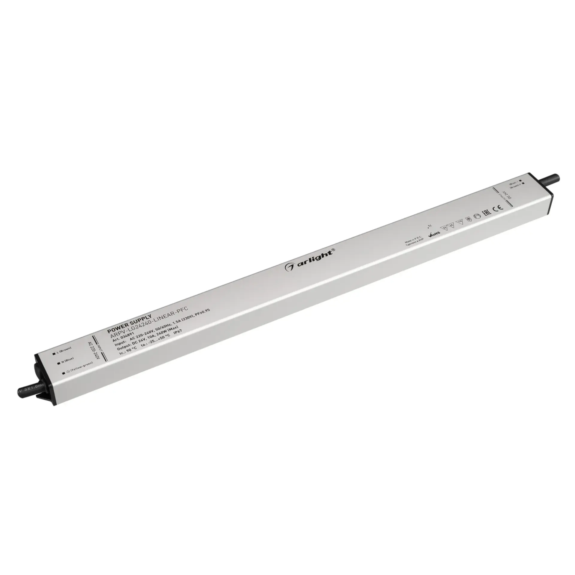 Блок питания ARPV-LG24240-LINEAR-PFC (24V, 10A, 240W)