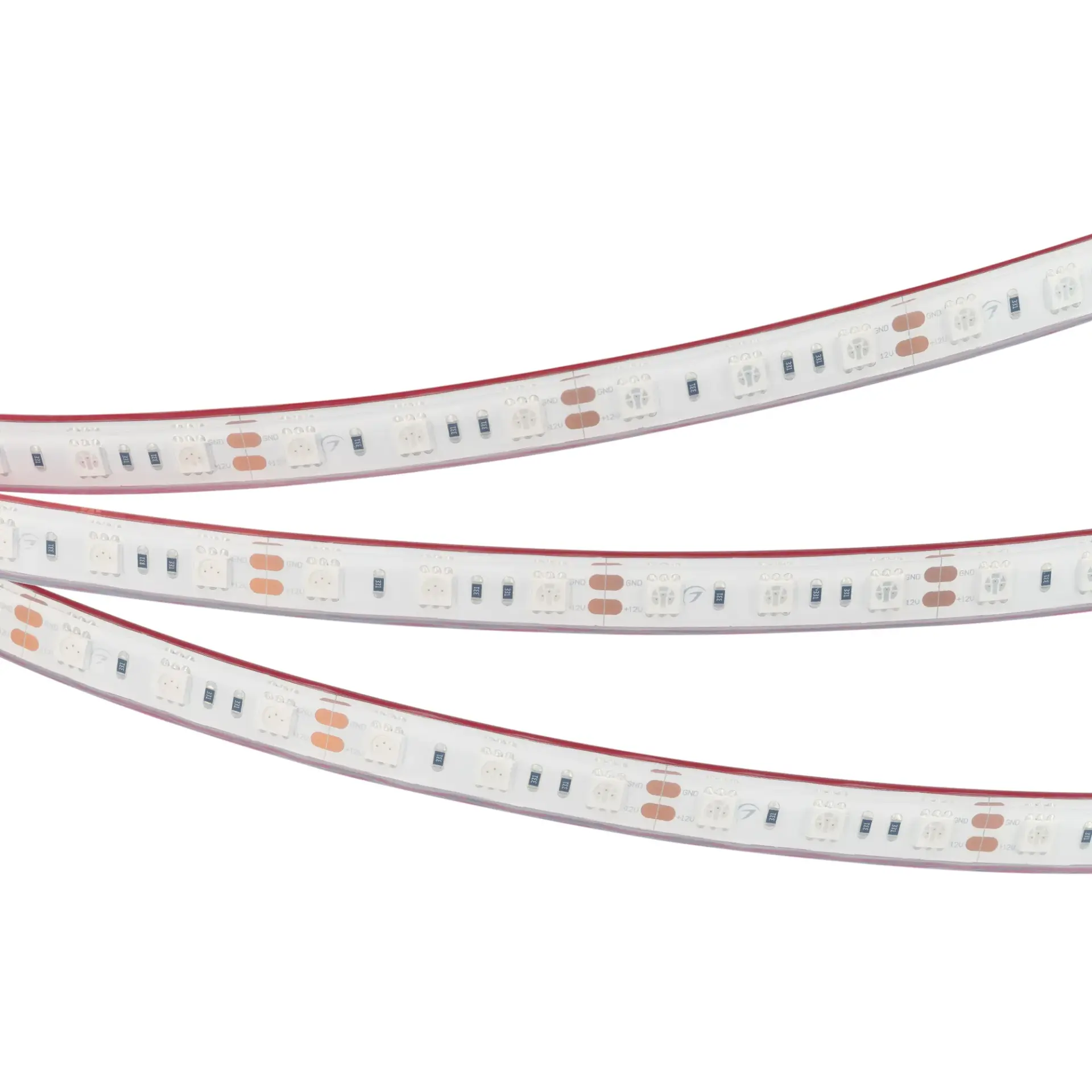 Светодиодная лента герметичная RTW-PFS-B60-13mm 12V Red (14.4 W/m, IP68, 5060, 5m)