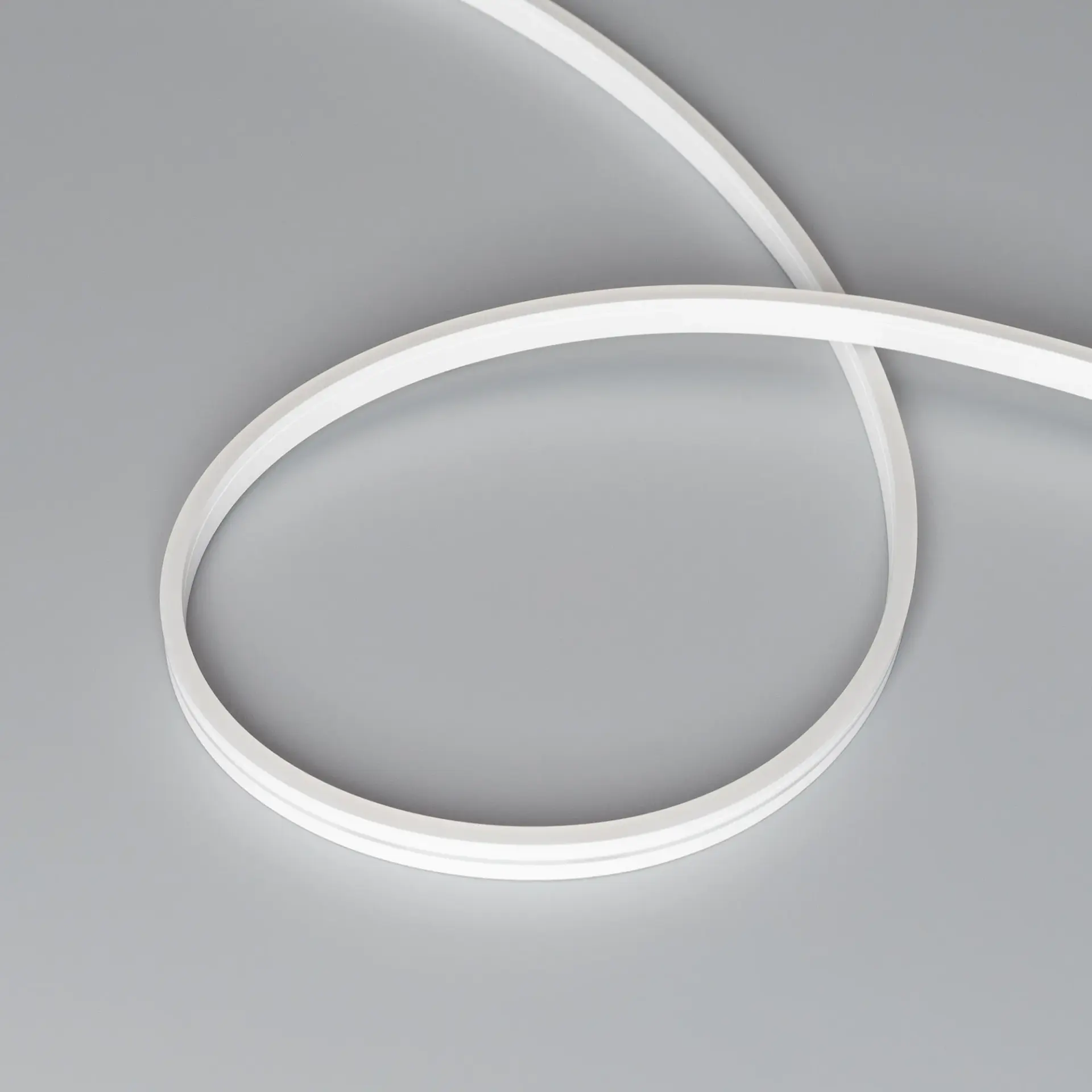 Гибкий неон MOONLIGHT-SIDE-A168-4x10mm 24V Green (7.2 W/m, IP65, 5m, wire x2), ракурс 3