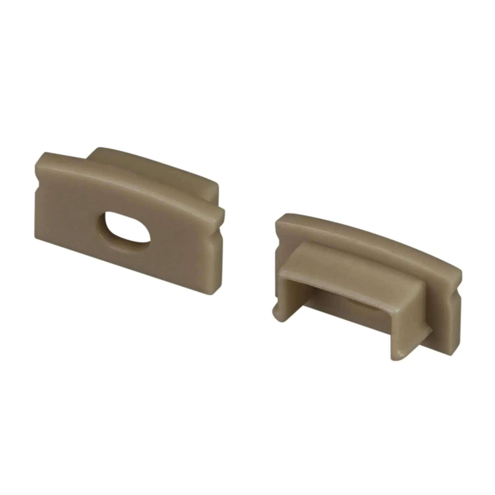 Заглушка LINE-1708 OLIVE GREY с отверстием