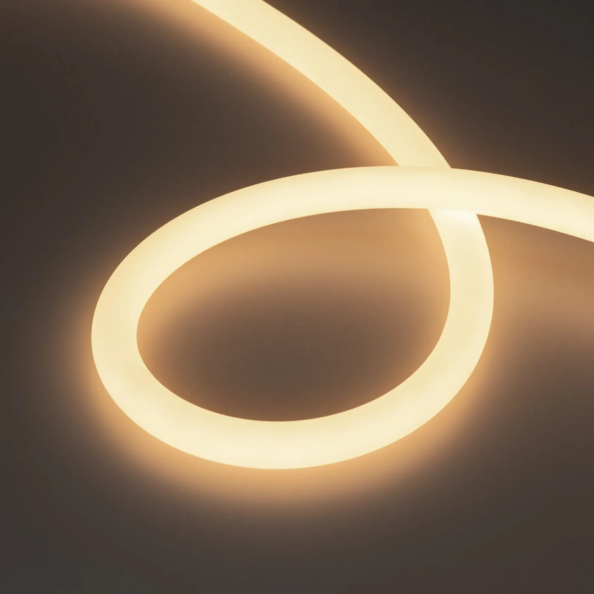 Гибкий неон MOONLIGHT-TOP-A336-D18mm 24V Warm3000 360deg (14.4 W/m, IP65, 2835, 5m, wire x1)