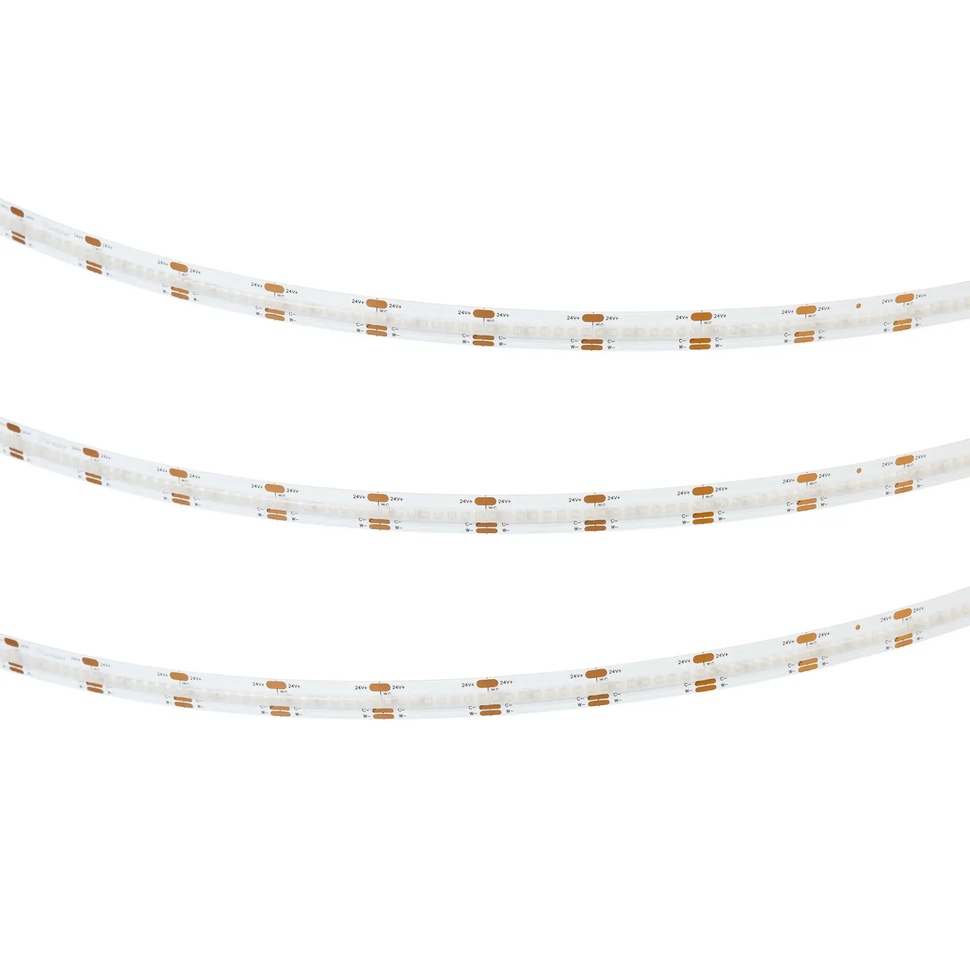 Светодиодная лента CSP-X640-10mm 24V White-MIX (23 W/m, IP20, 5m), ракурс 4