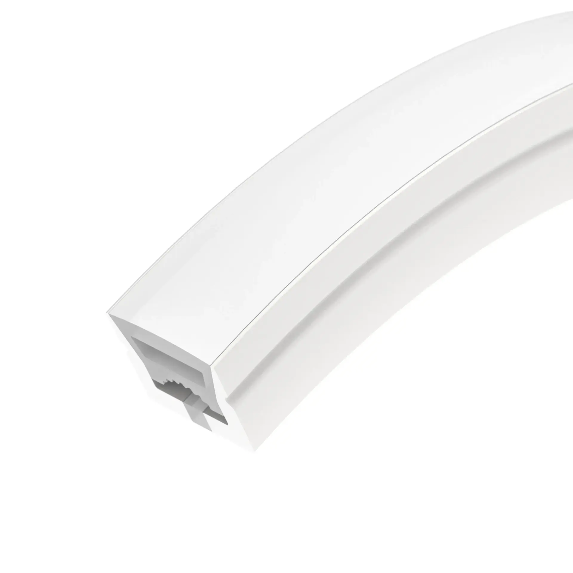 Силиконовый профиль WPH-FLEX-1212-TOP-S8-5m WHITE