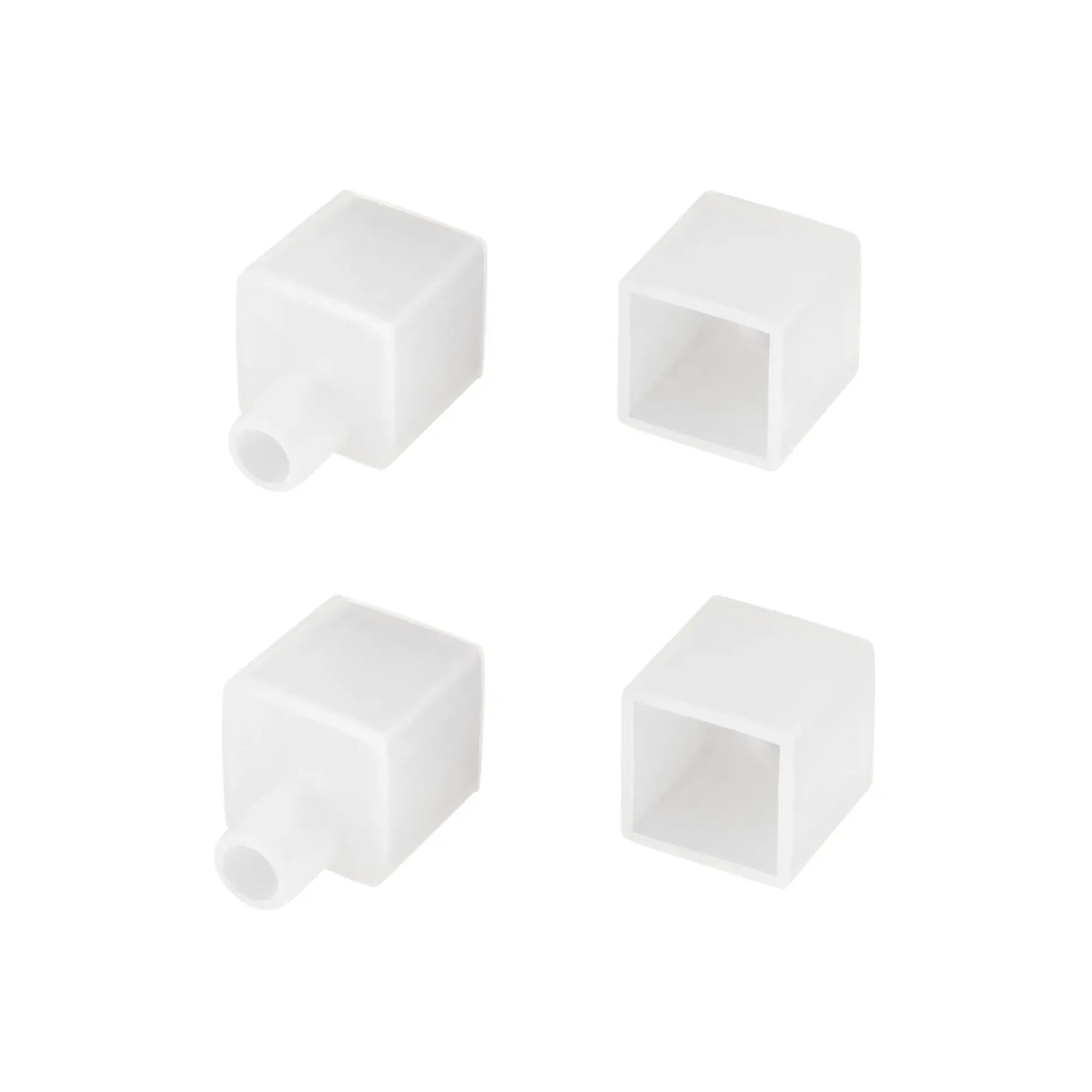 Заглушка WPH-FLEX-1414-TOP WHITE с отверстием