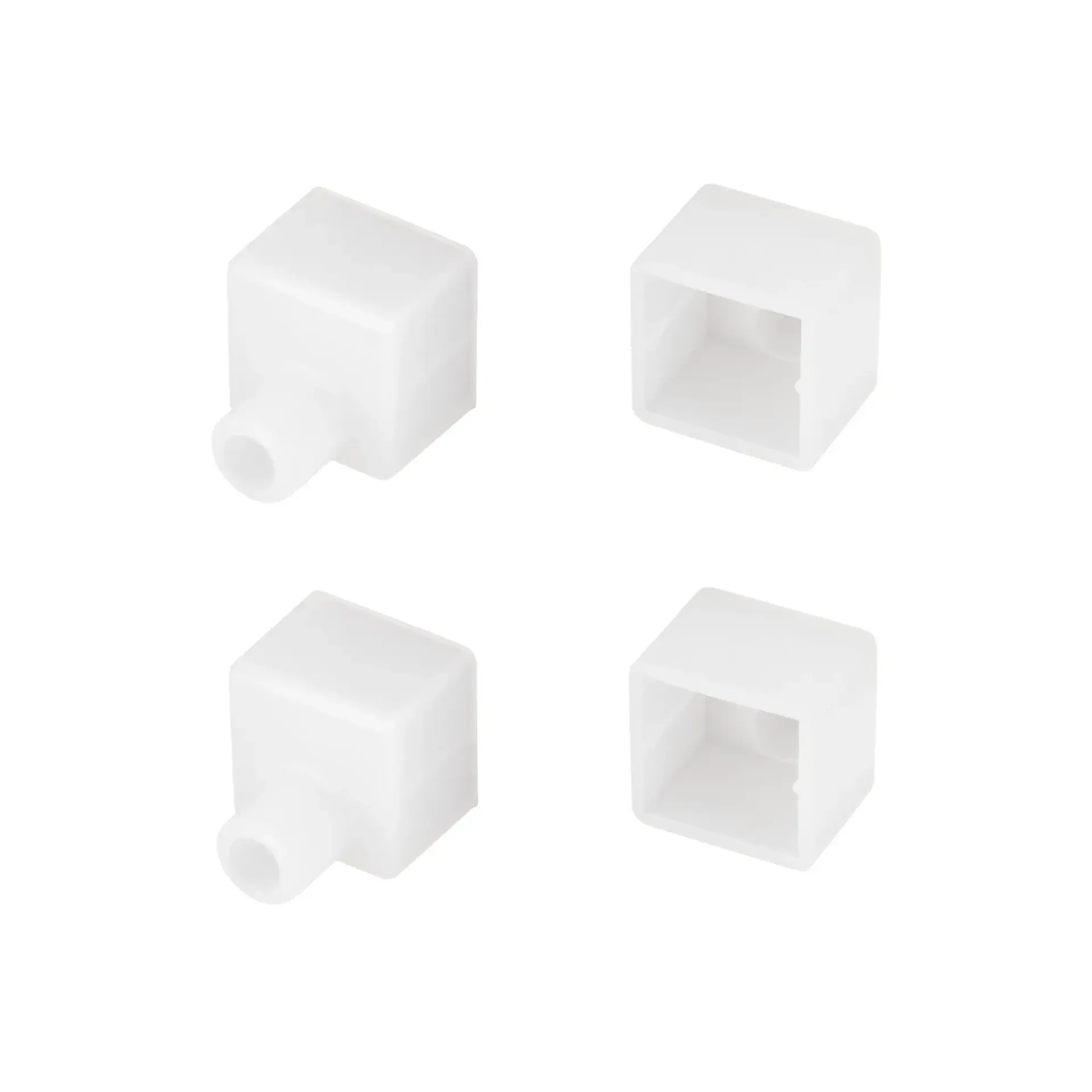 Заглушка WPH-FLEX-1616 WHITE с отверстием
