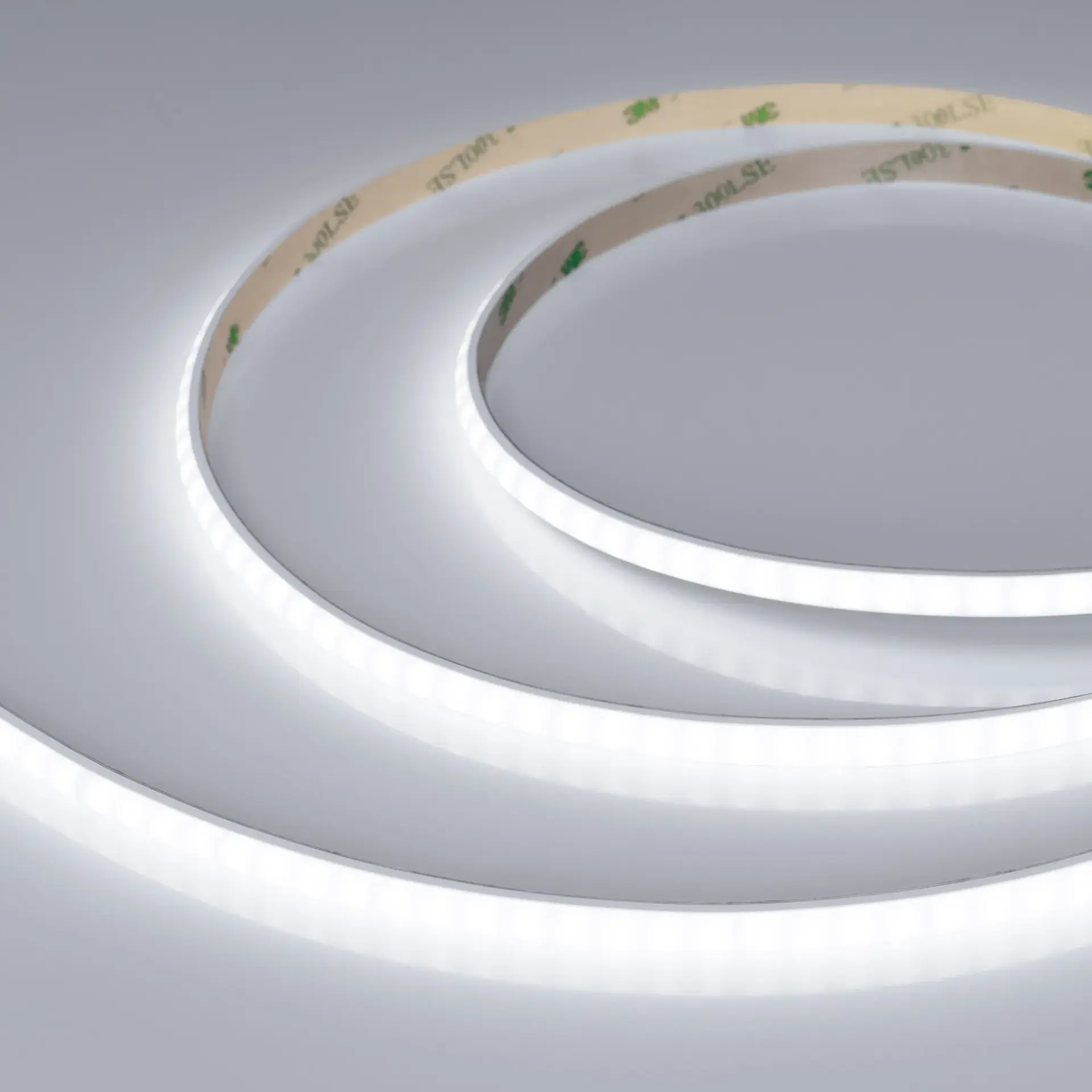 Светодиодная лента герметичная RTW-PW-A160-8mm 24V White6000 (10 W/m, IP66, 2835, 5m), ракурс 3