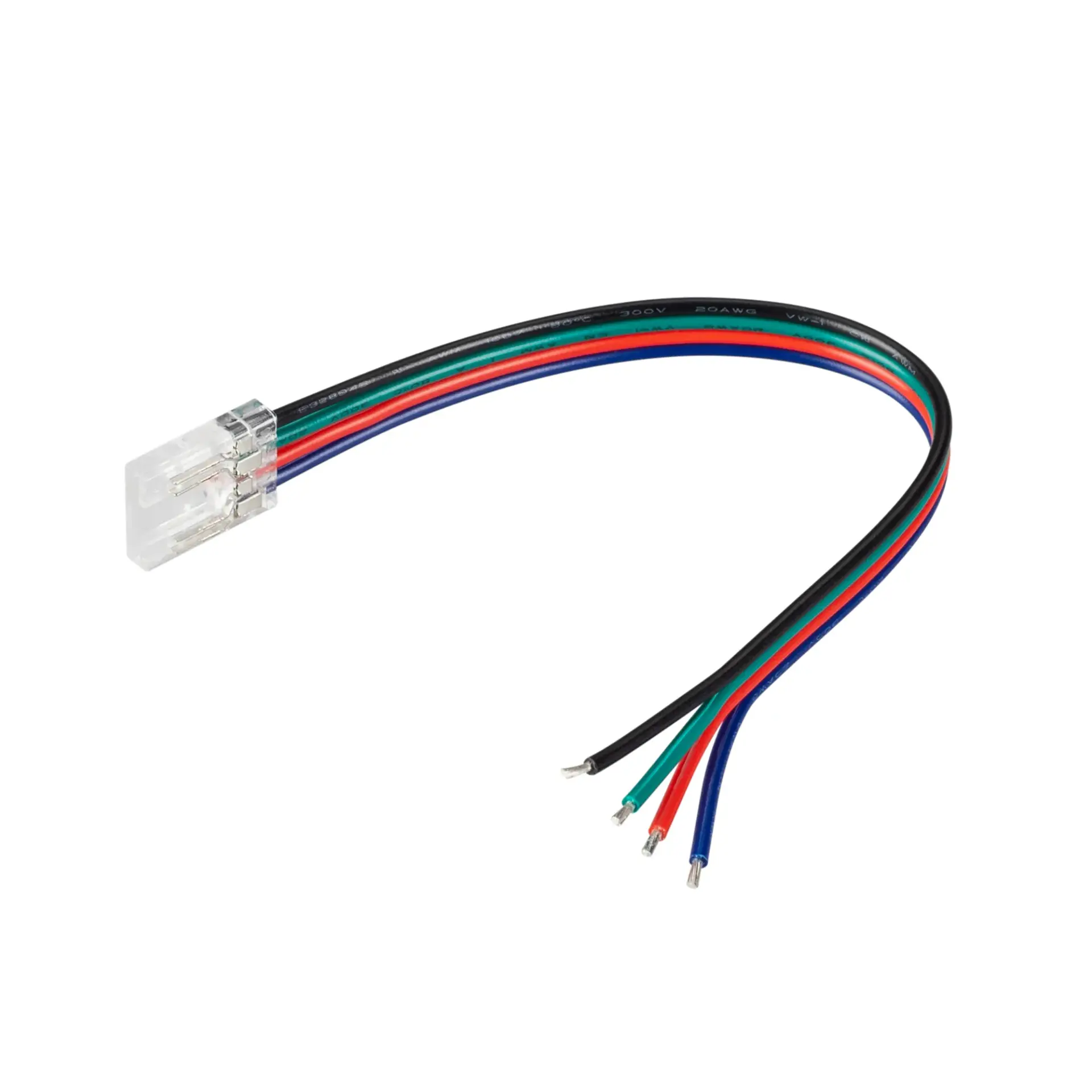 Коннектор COB-RGB-10mm-4pin-STW-L150