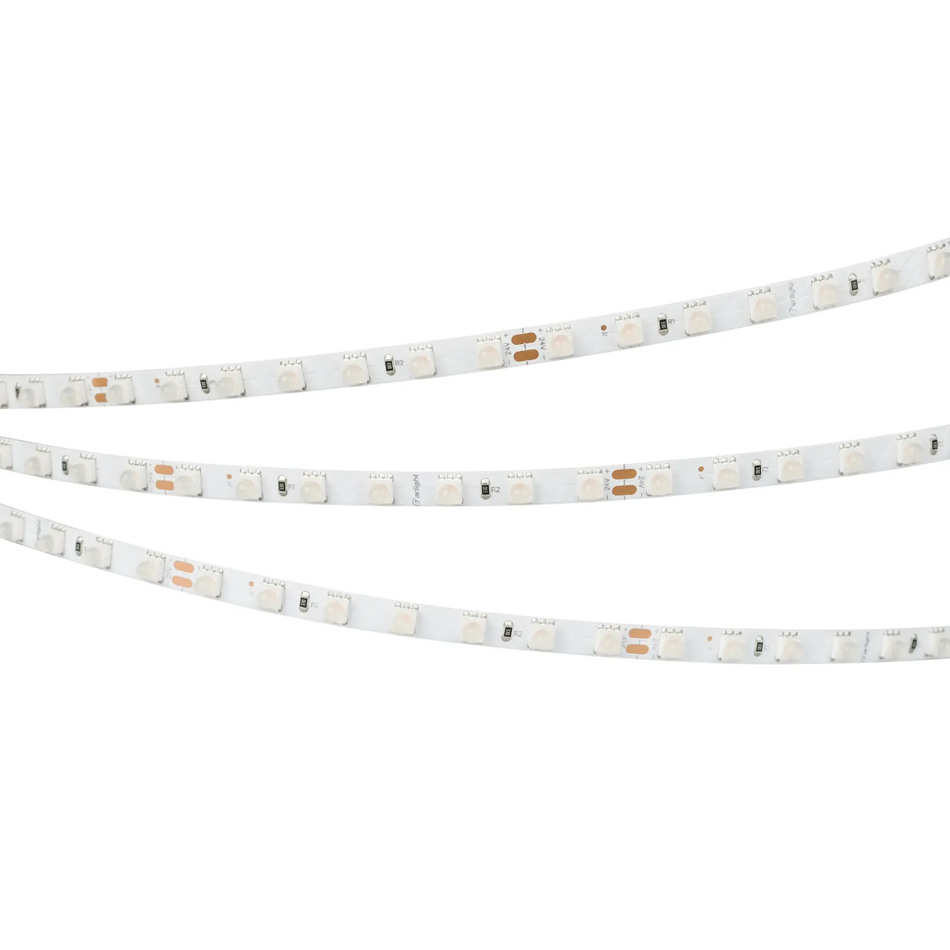 Светодиодная лента FLT-B70-8mm 24V Day4000 (15.5 W/m, IP20, 45deg, 5m), ракурс 2