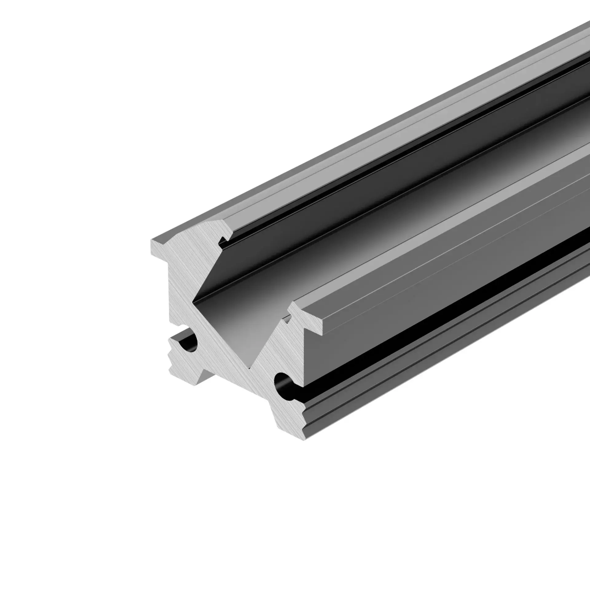 Профиль SL-BEVEL-H12-F13-2000 ANOD IRON GREY, ракурс 2