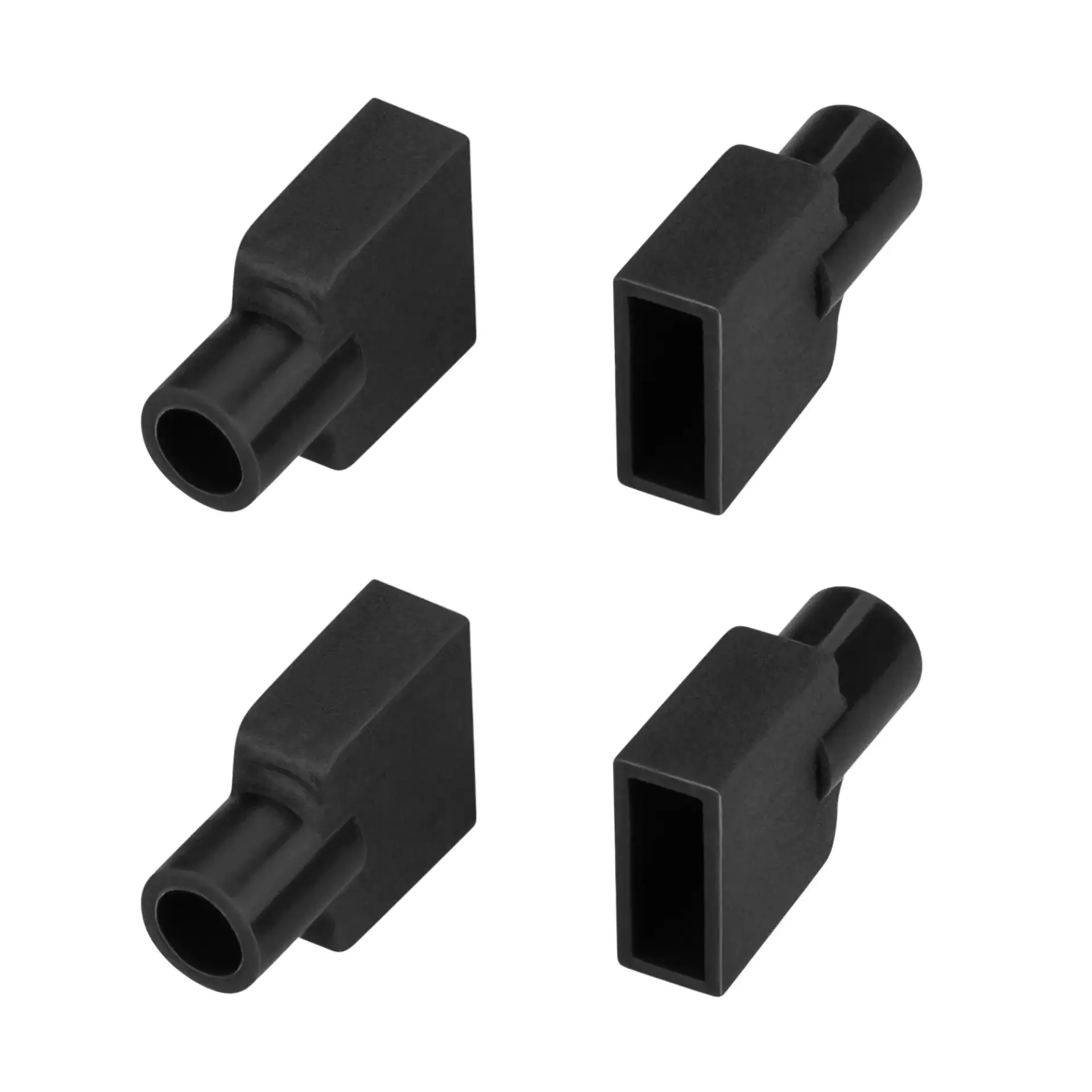 Заглушка WPH-FLEX-0612-SIDE BLACK с отверстием