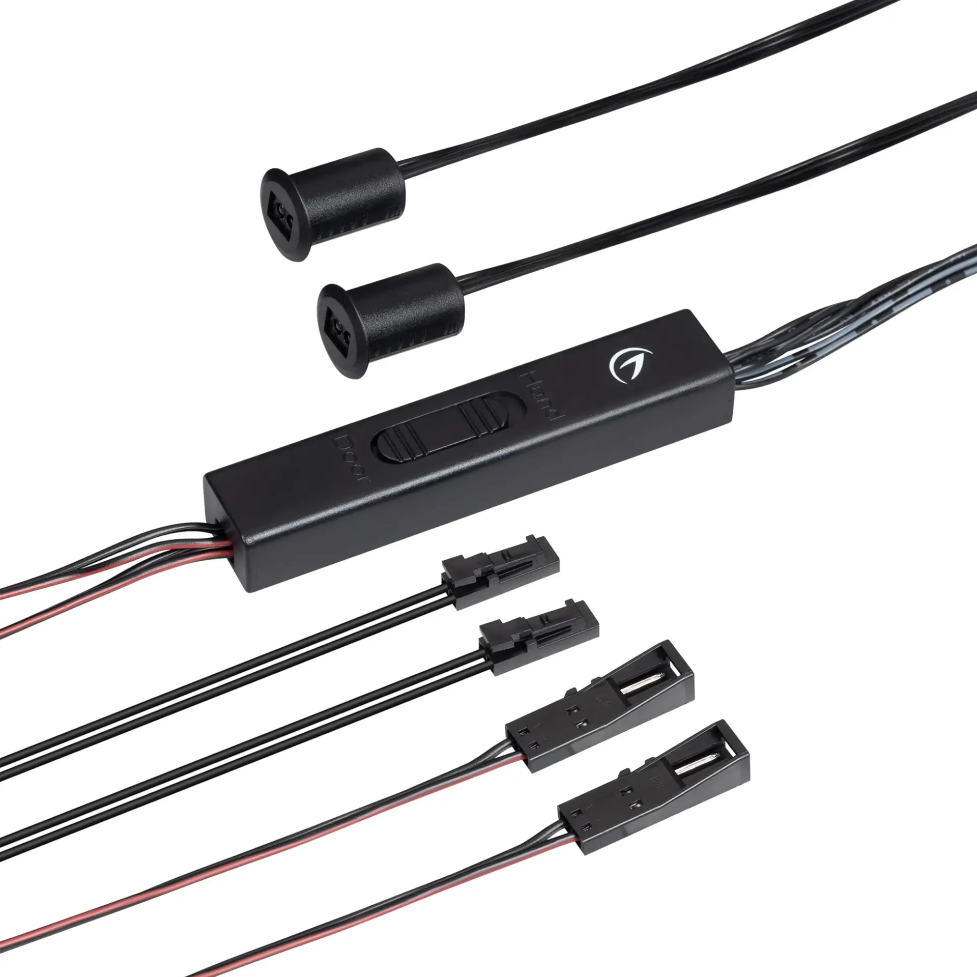 ИК-датчик SR-PRIME-RECESSED-IRD/H-R11-BK (12-24V, 48-96W, DOOR/HAND)
