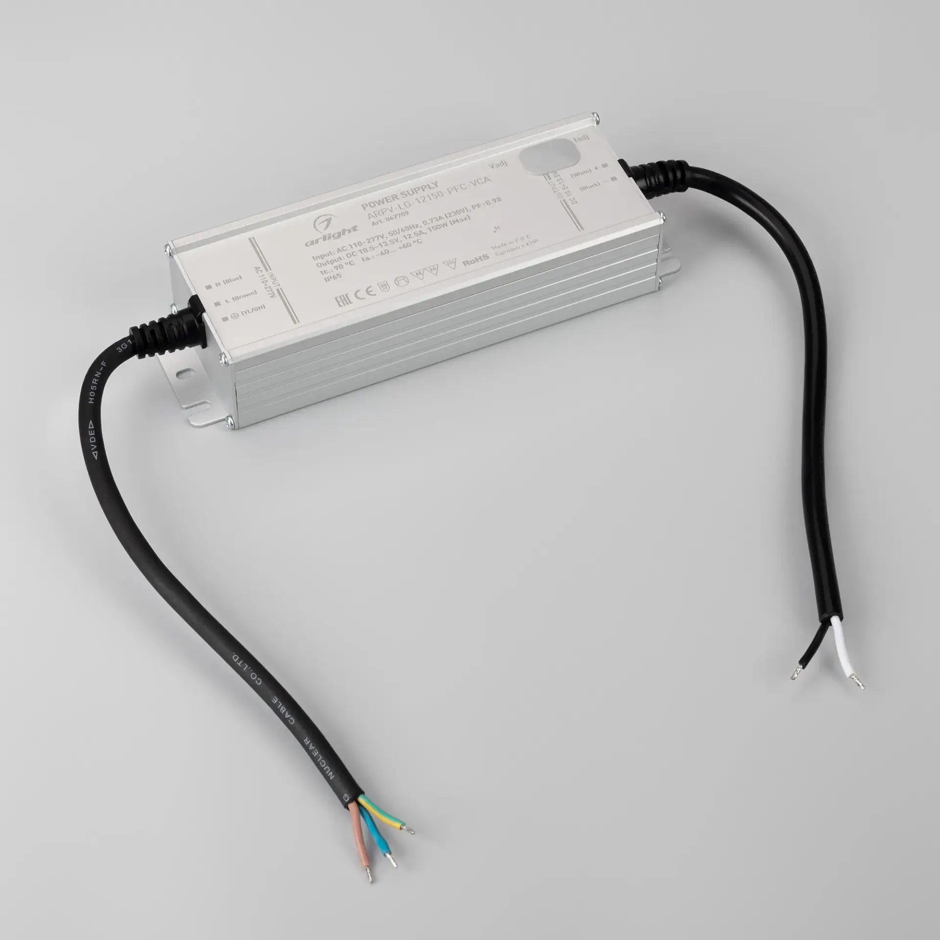 Блок питания ARPV-LG-12150-PFC-VCA (10.5-13.5V, 12.5A, 150W)