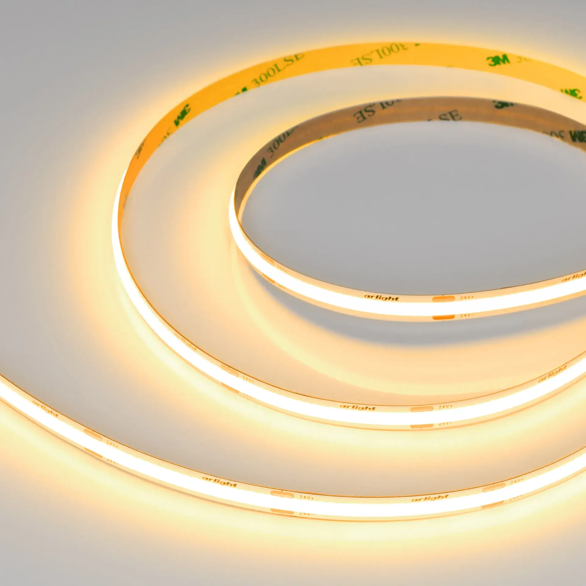 Светодиодная лента COB-X480-8mm 24V Gold (8 W/m, IP20, 5m)