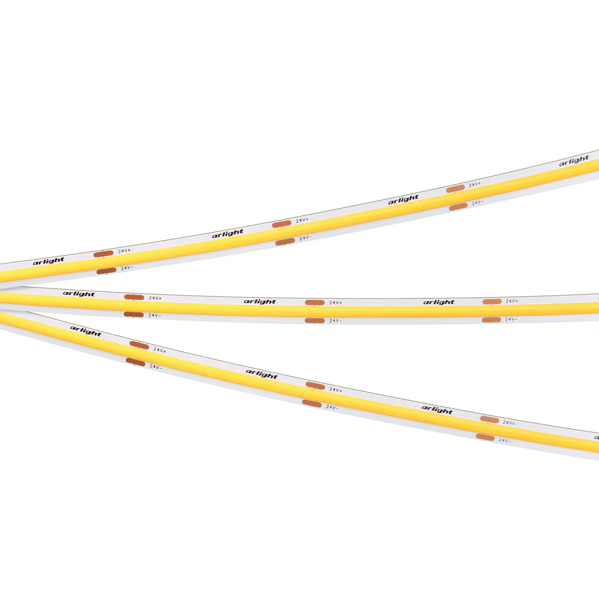 Светодиодная лента COB-X480-8mm 24V Gold (8 W/m, IP20, 5m)
